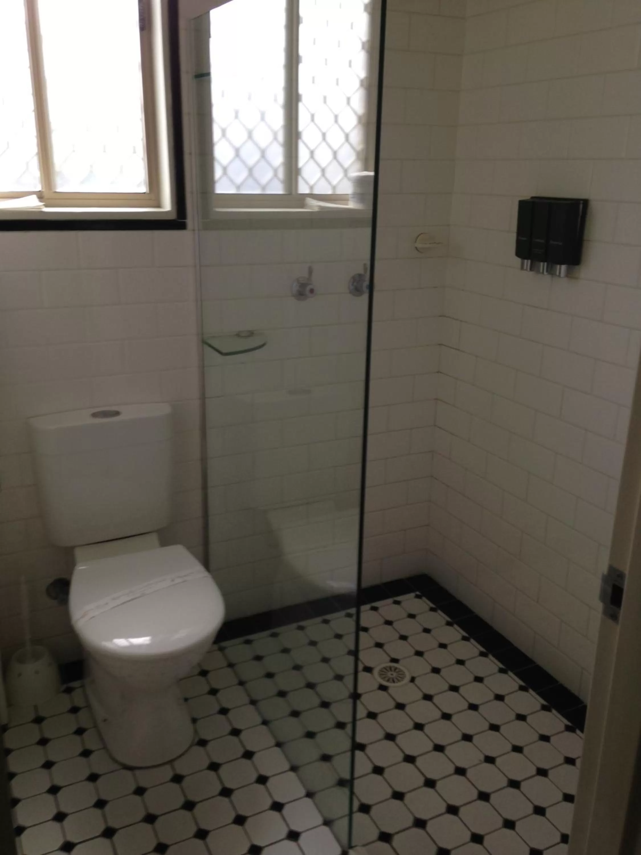 Toilet in Francis Phillip Motor Inn and The Lodge