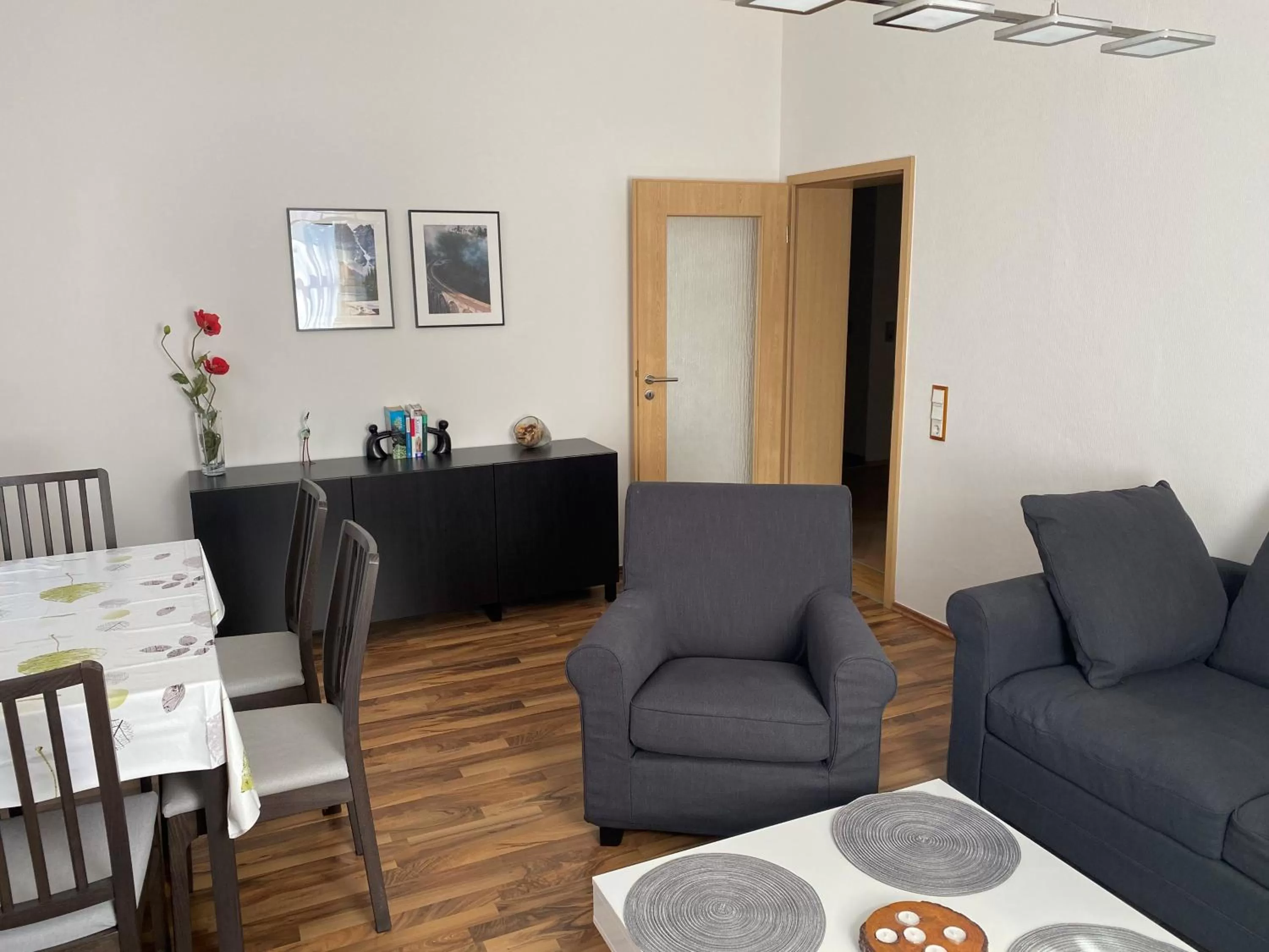 Living room, Seating Area in An der Porzellan-Manufaktur Pension