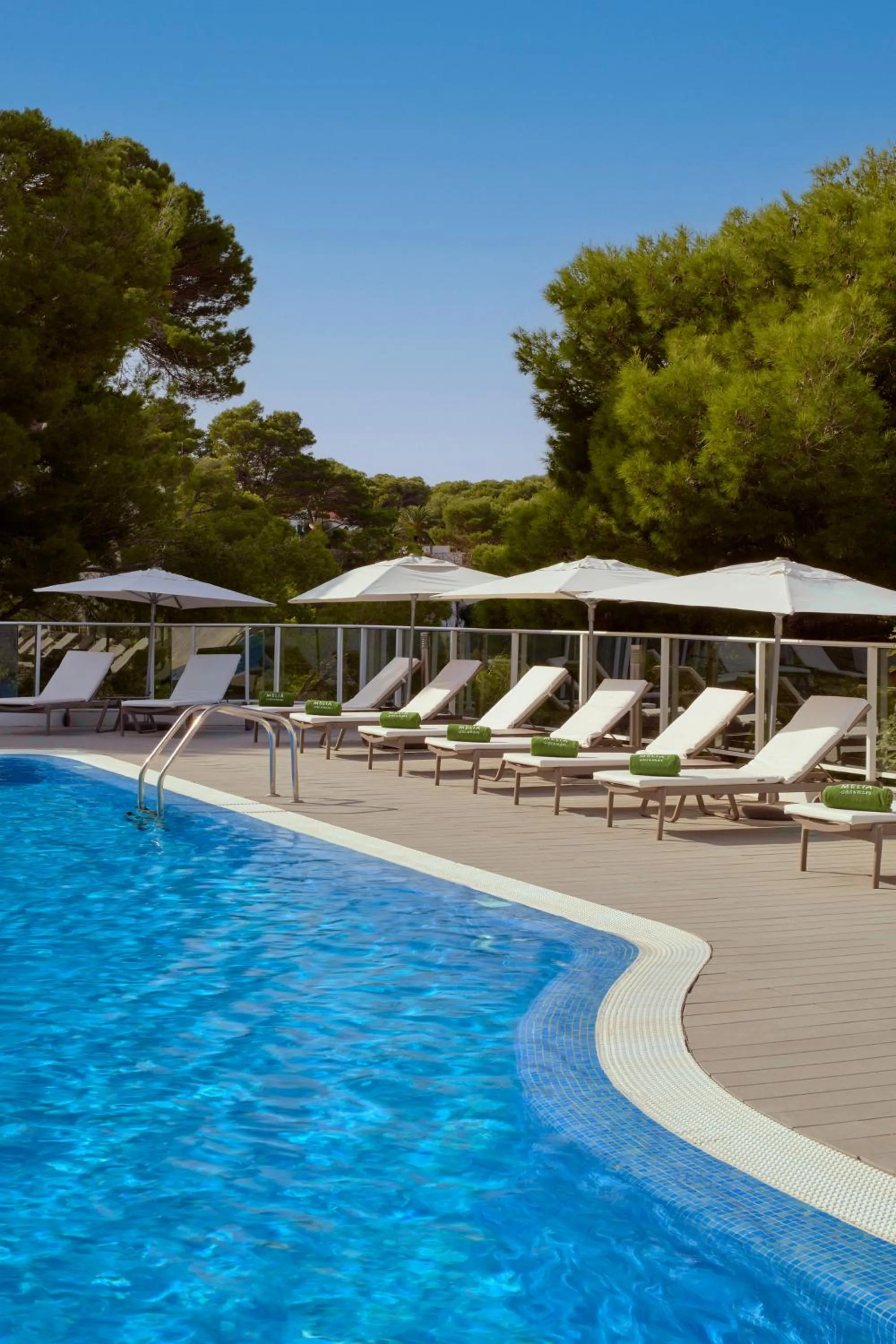 Solarium in Meliá Cala Galdana