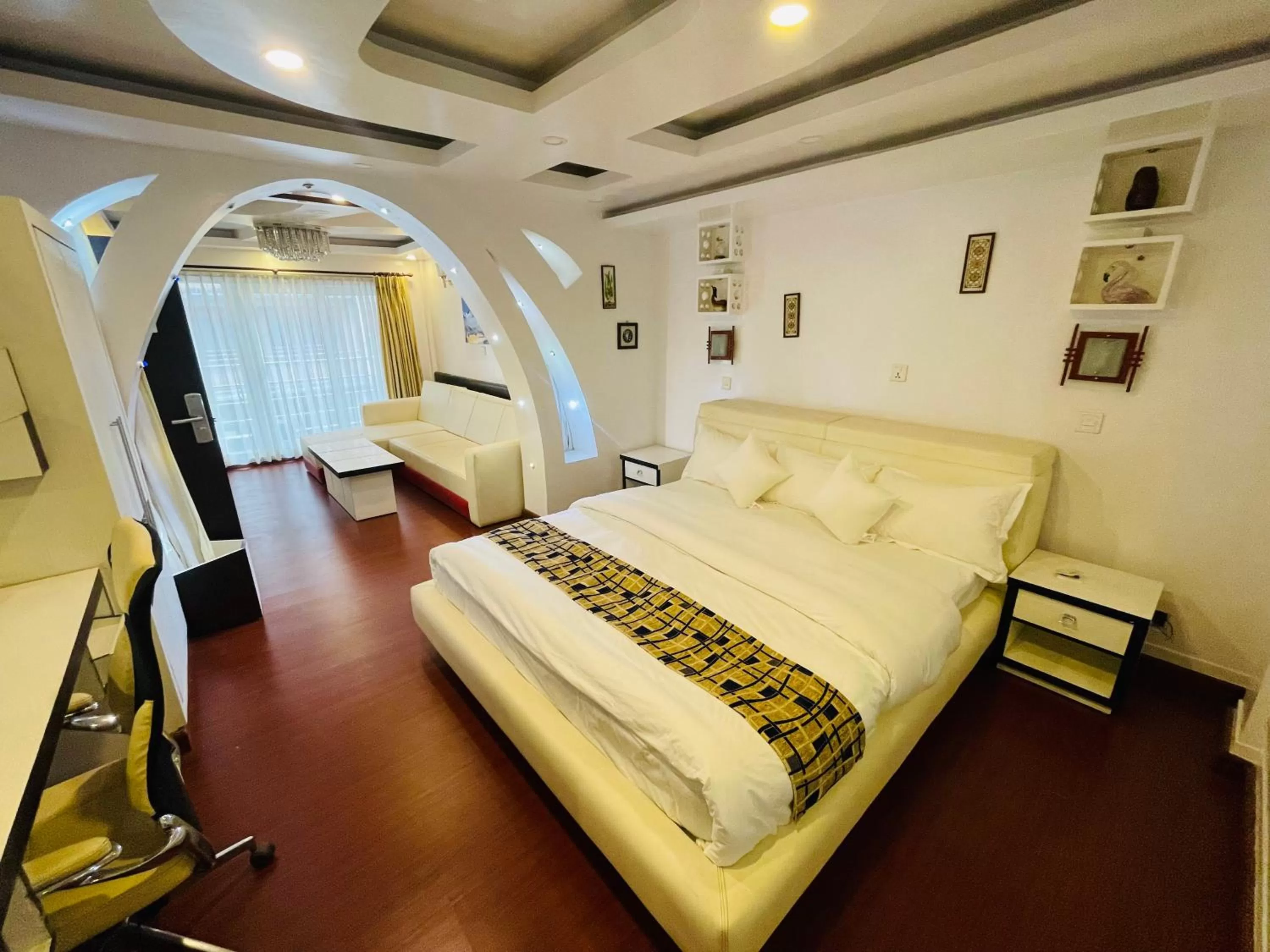 Bedroom, Bed in Hotel M Square Pvt.Ltd