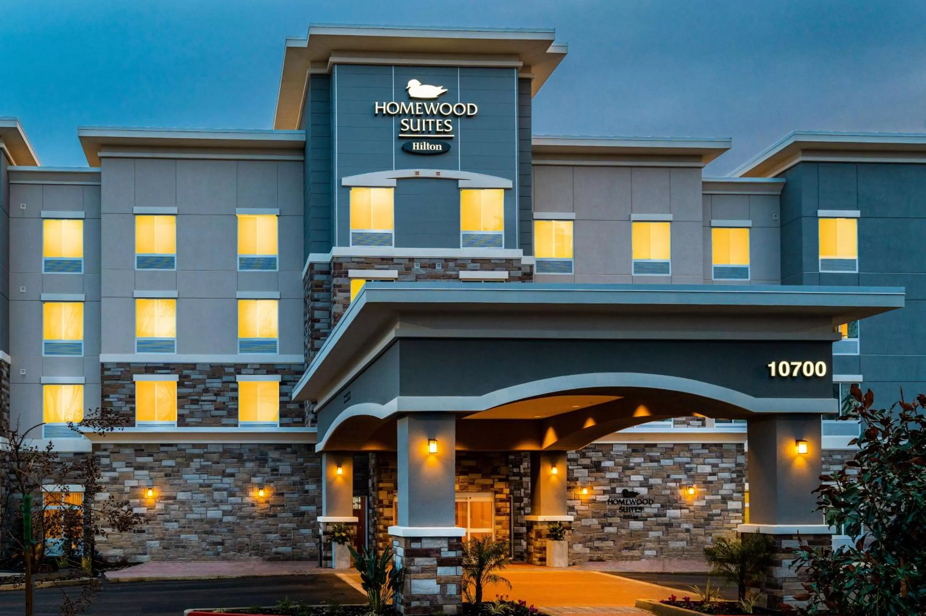 Property building in Homewood Suites By Hilton Rancho Cordova, Ca