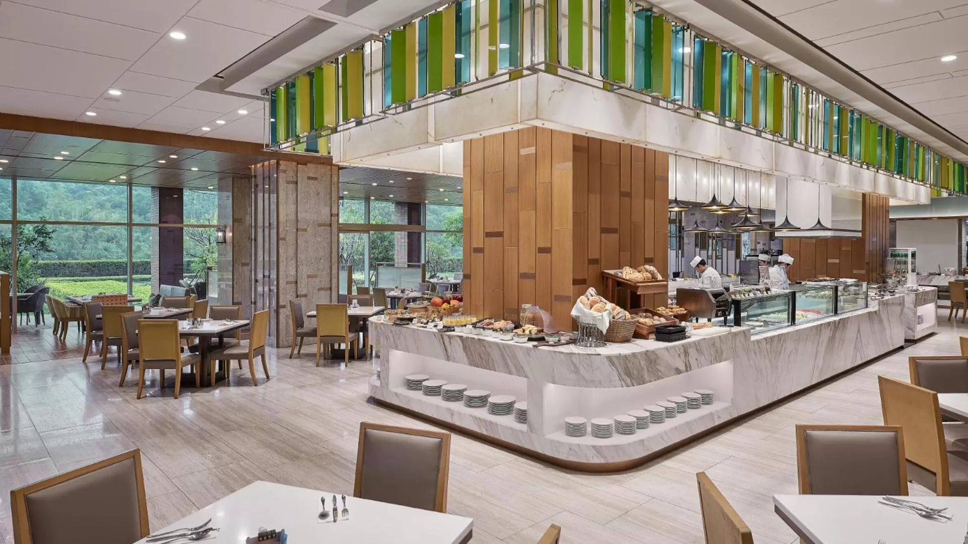 Restaurant/places to eat in Courtyard by Marriott Taipei