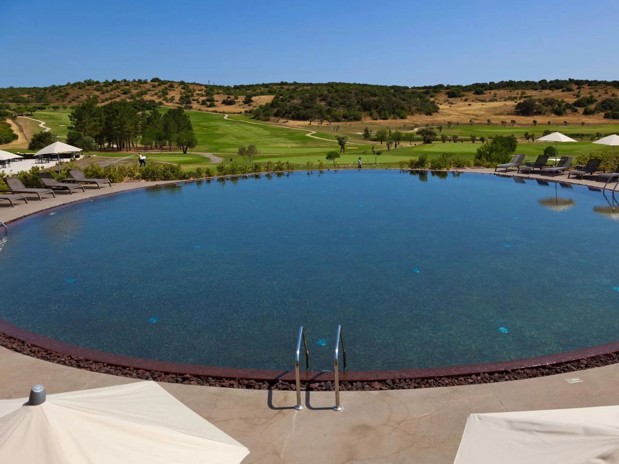 Pool view in NAU Morgado Golf & Country Club