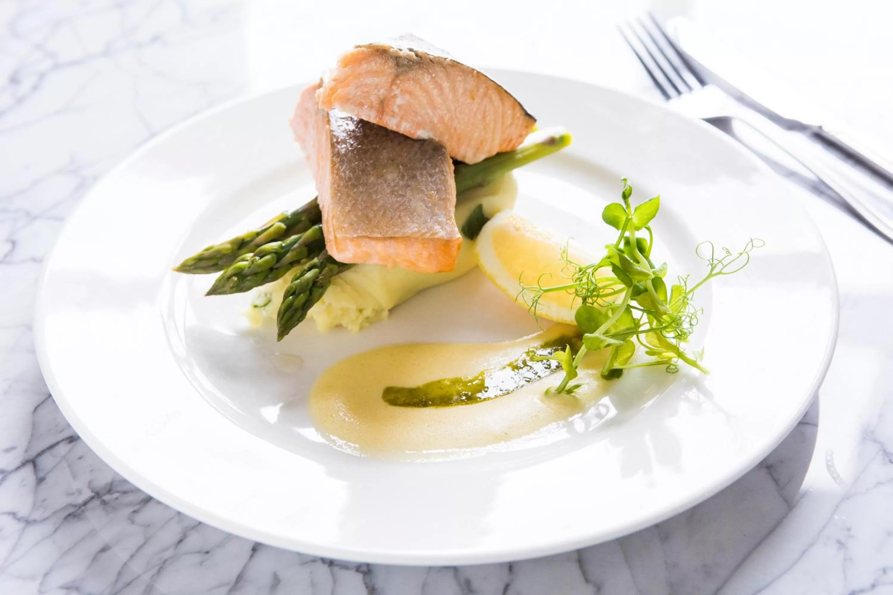 Food close-up in Four Seasons Hotel & Leisure Club