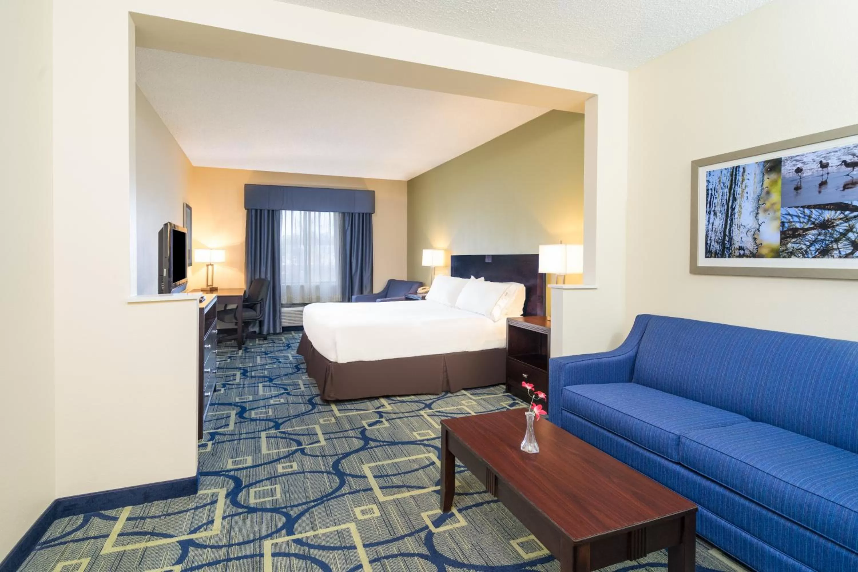 Photo of the whole room, Bed in Holiday Inn Express Hotel & Suites Easton by IHG