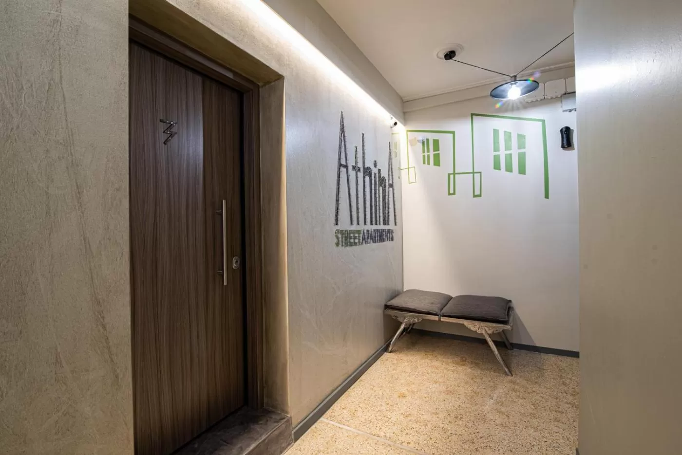 Facade/entrance in AthinA STREETAPARTMENTS