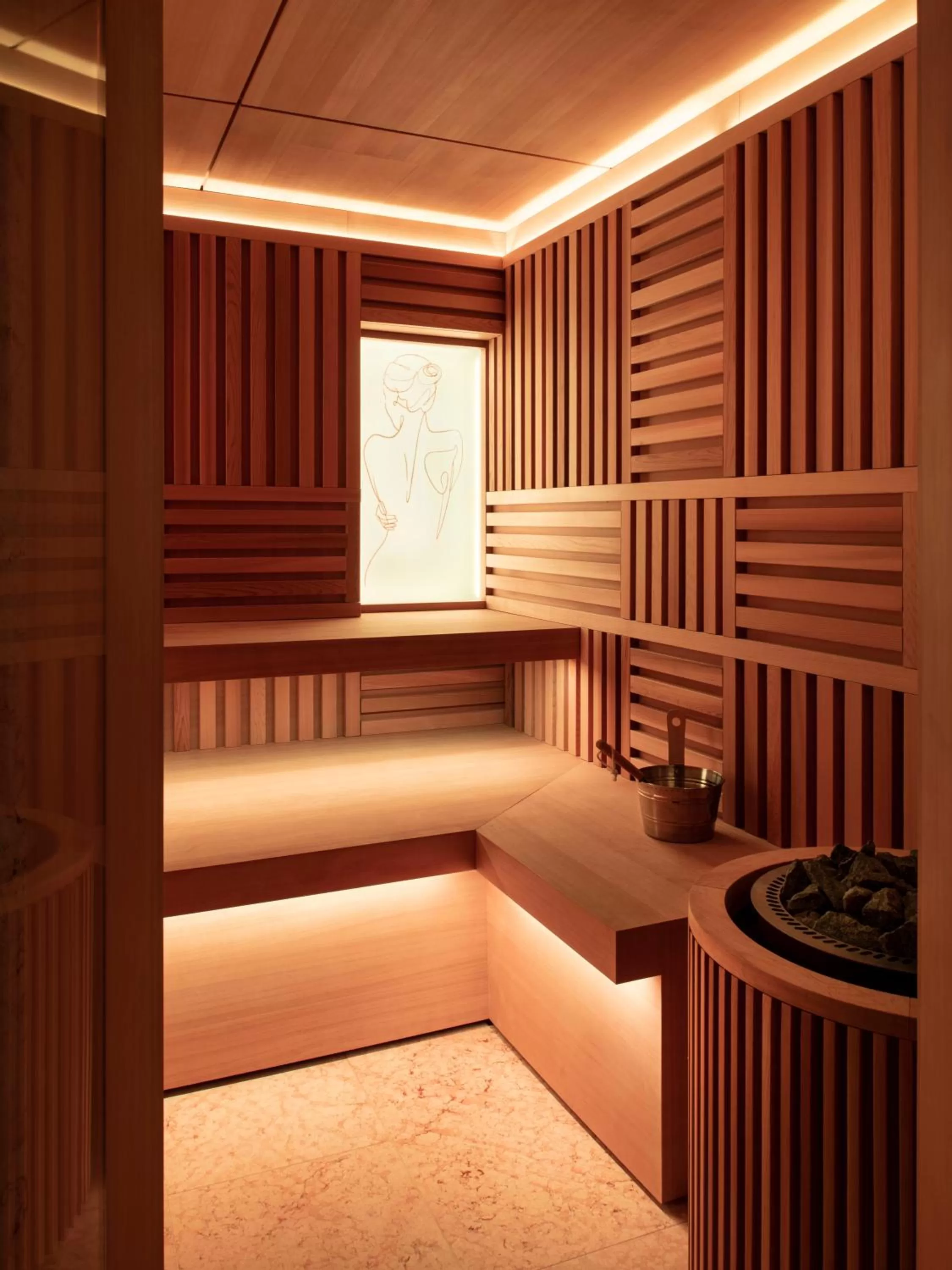 Sauna in Casa Cipriani Milano
