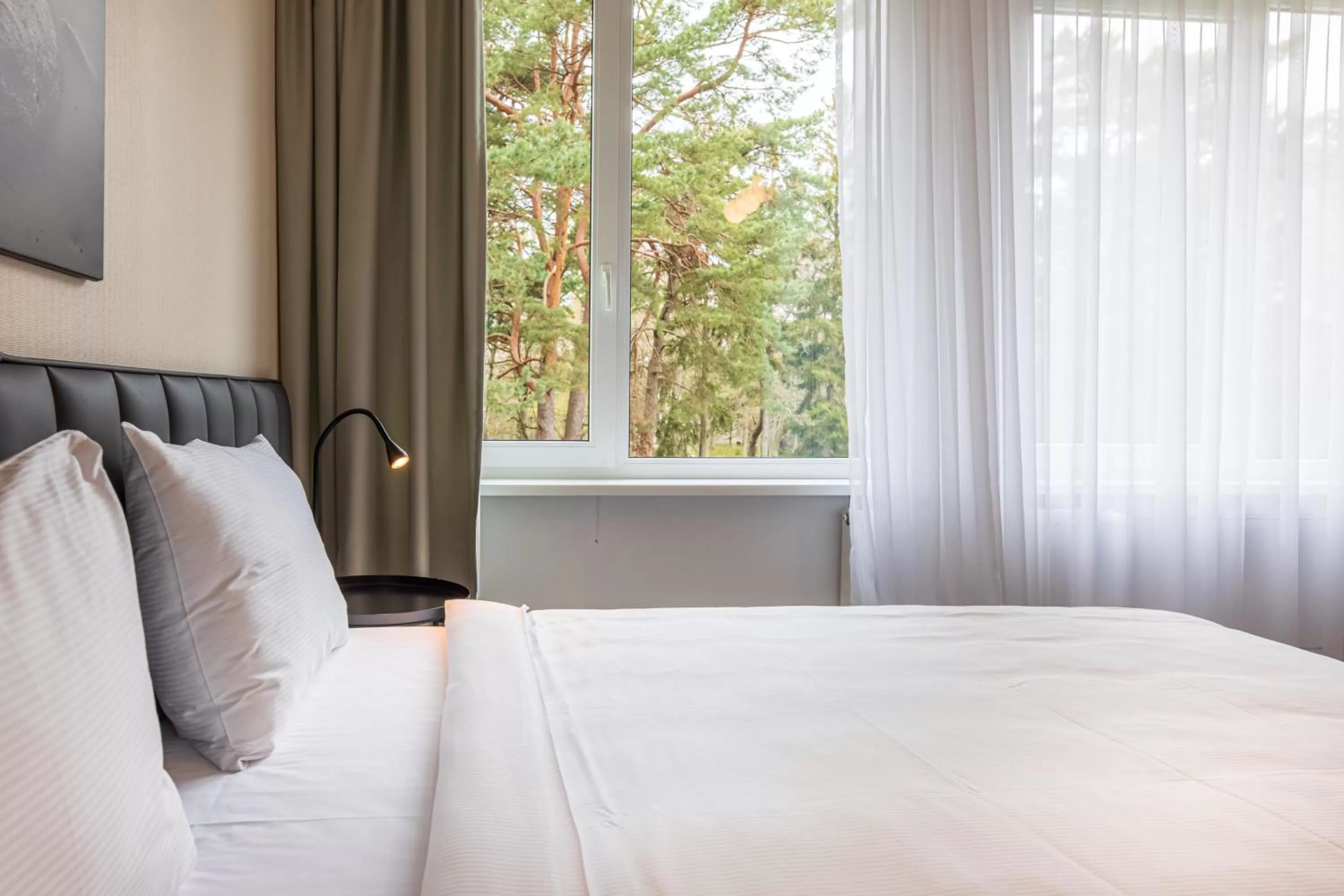 Bed in Žilvinas Hotel