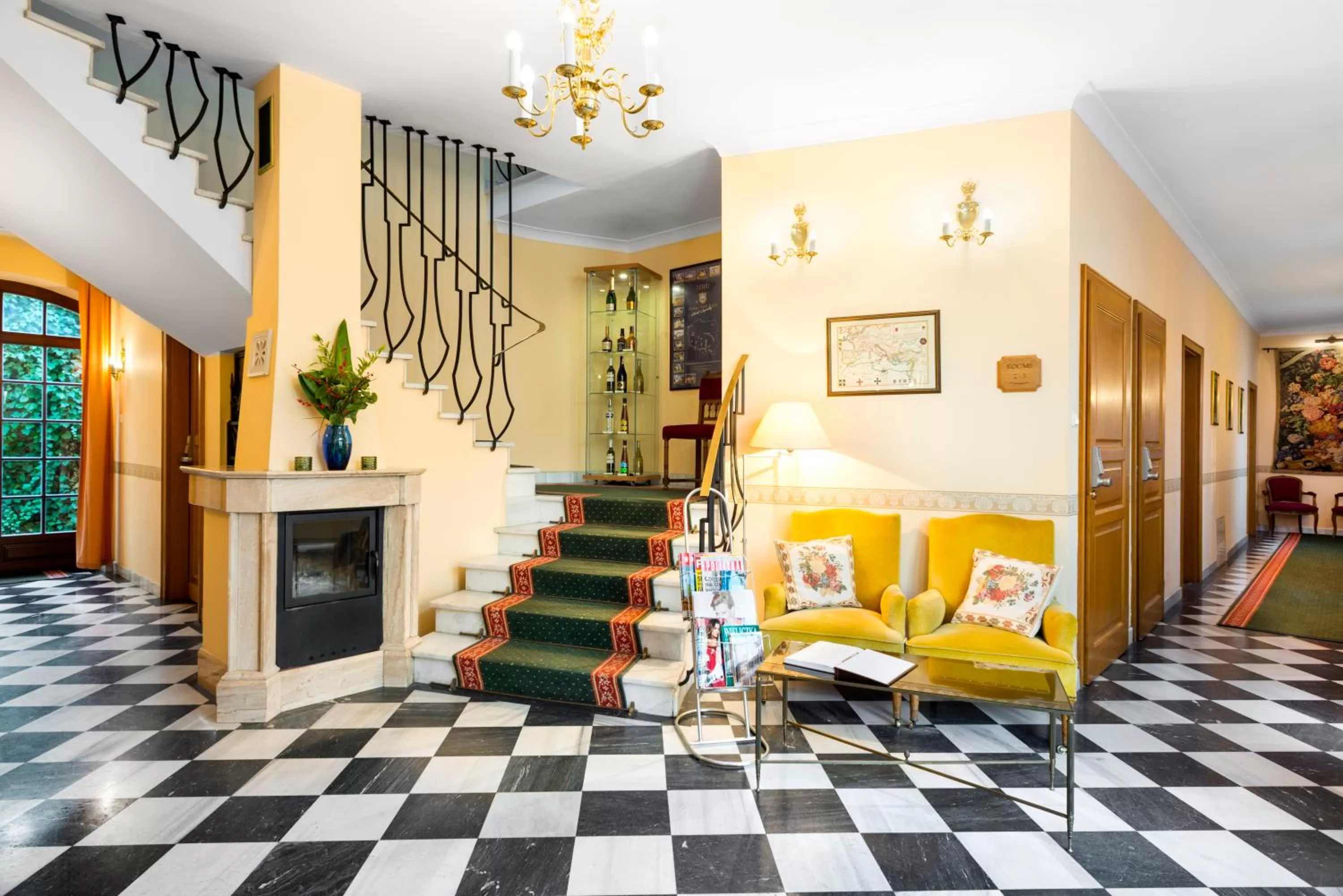 Lobby or reception in Hotel Maltański