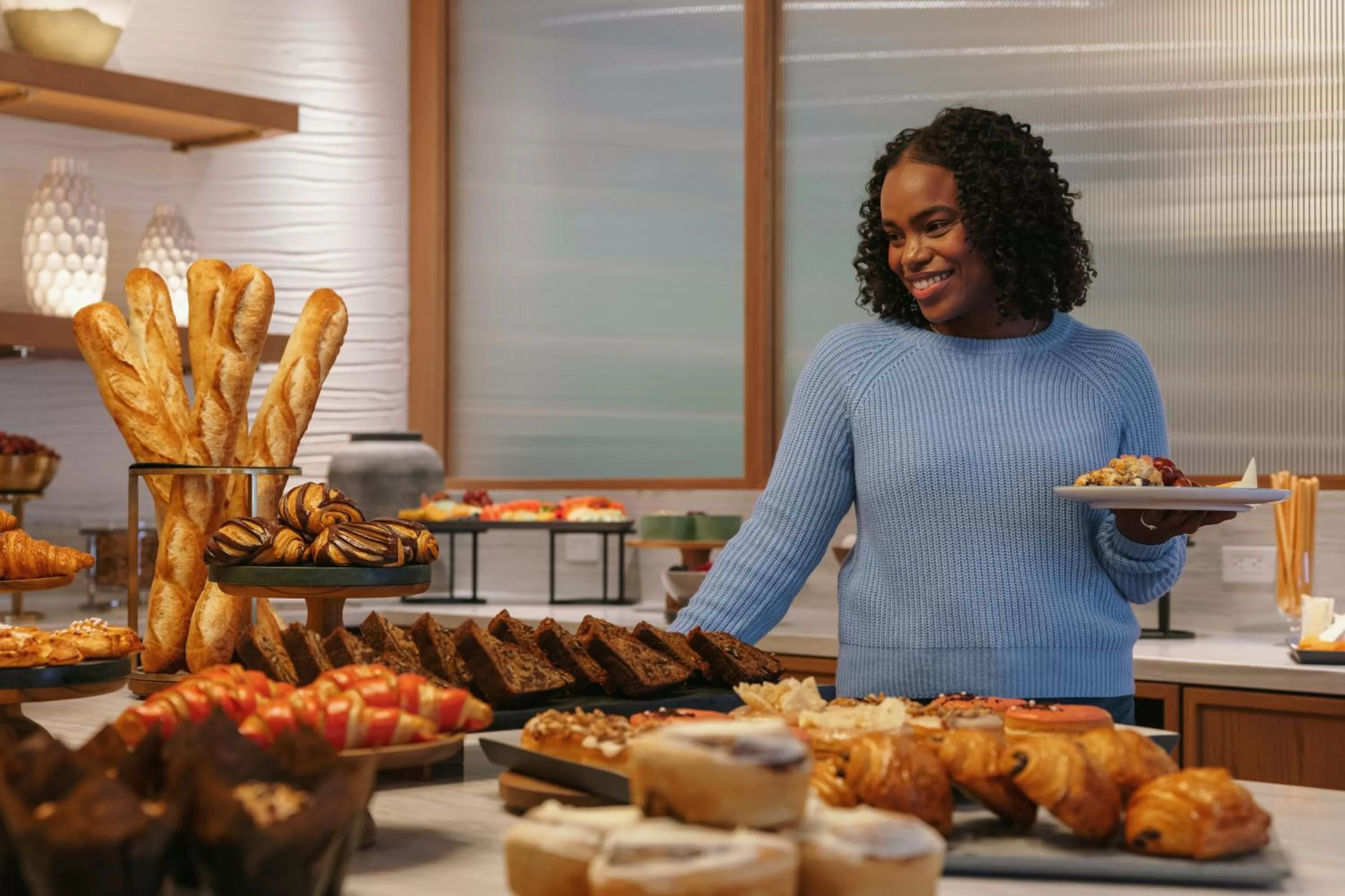 Buffet breakfast in Fairmont Château Lake Louise