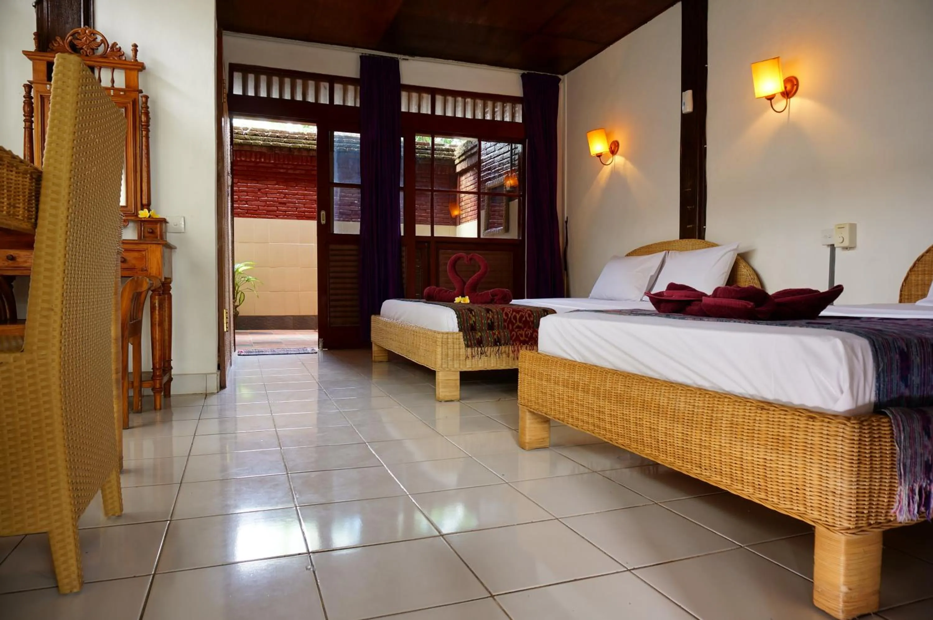 Bedroom, Bed in Argasoka Bungalows