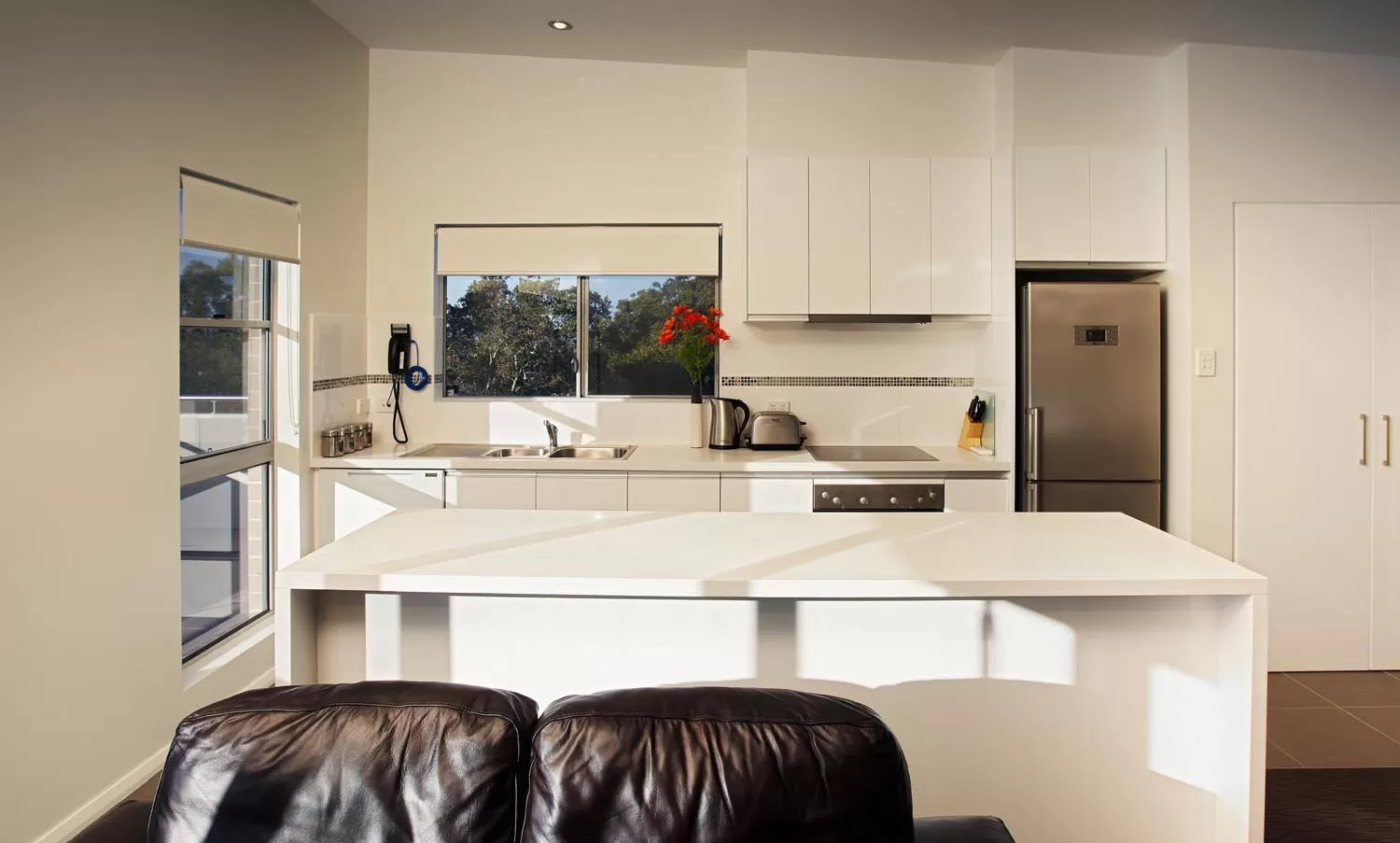 Kitchen or kitchenette in Charlestown Executive Apartments