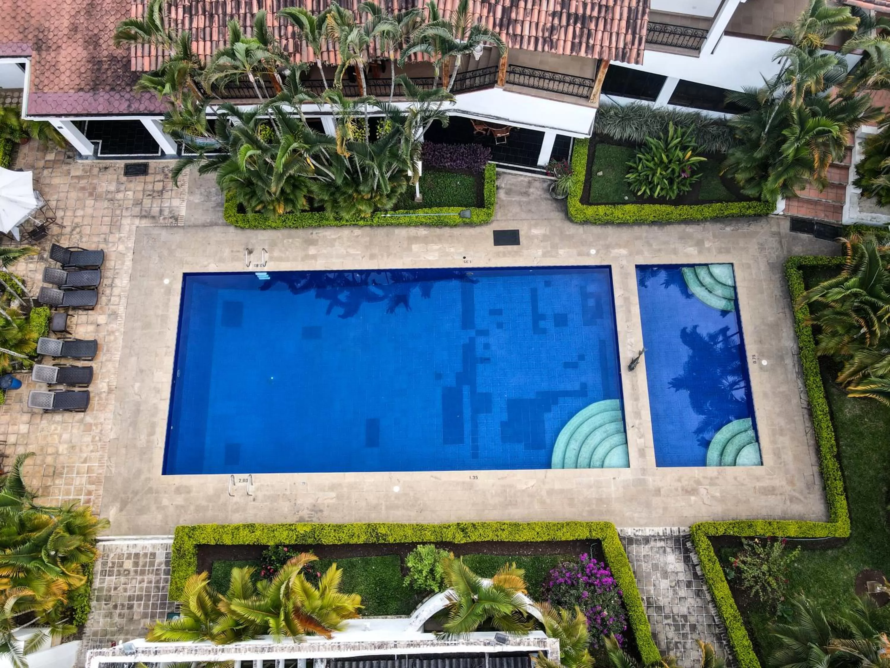 Pool View in Hotel Boutique Villa Casuarinas