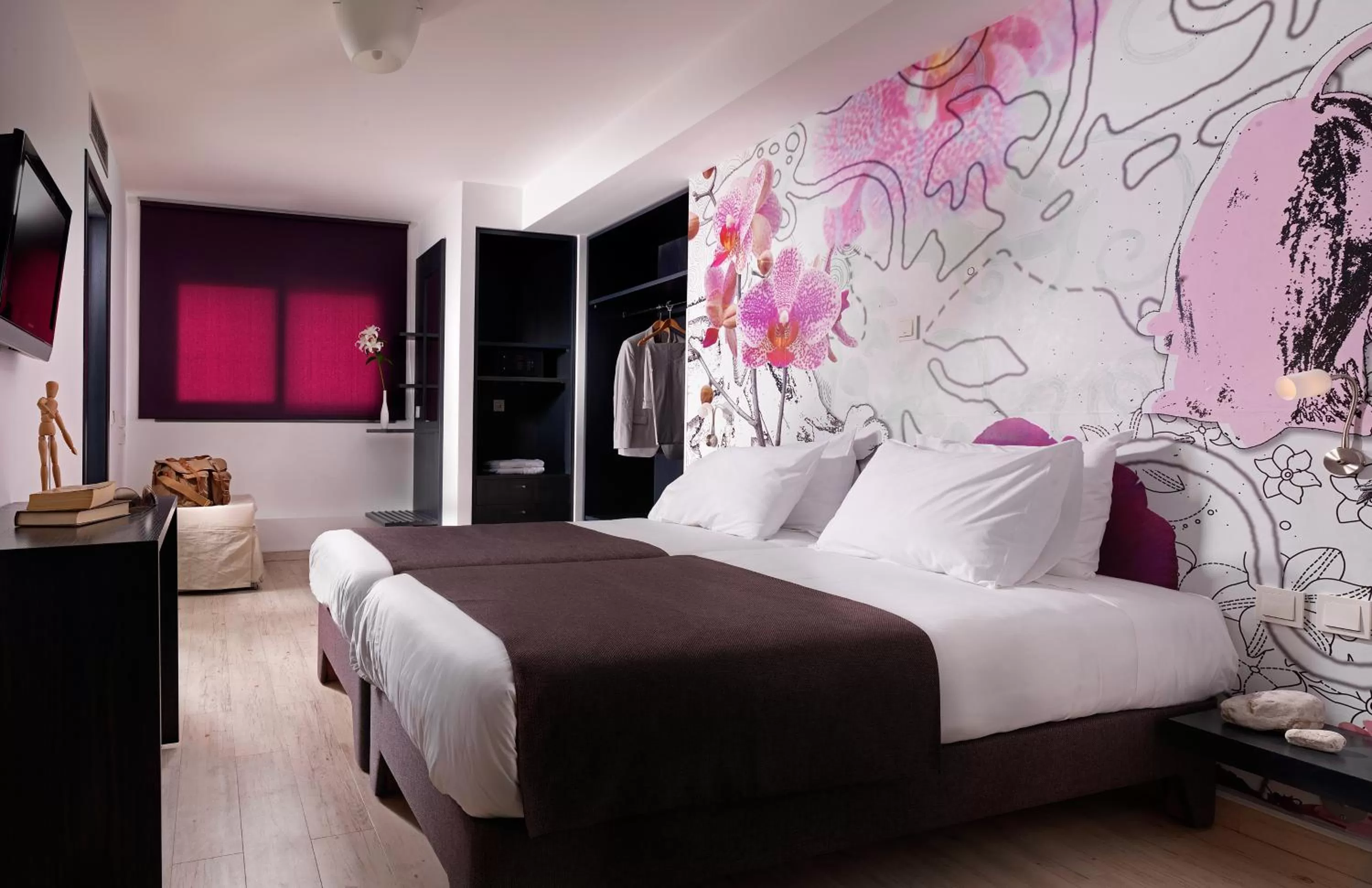 Bed in Airotel Patras Smart Hotel