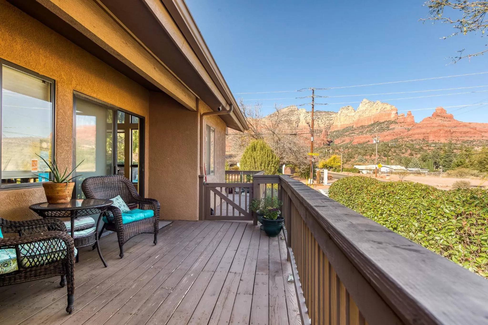 Balcony/Terrace in Whispering Creek Bed & Breakfast