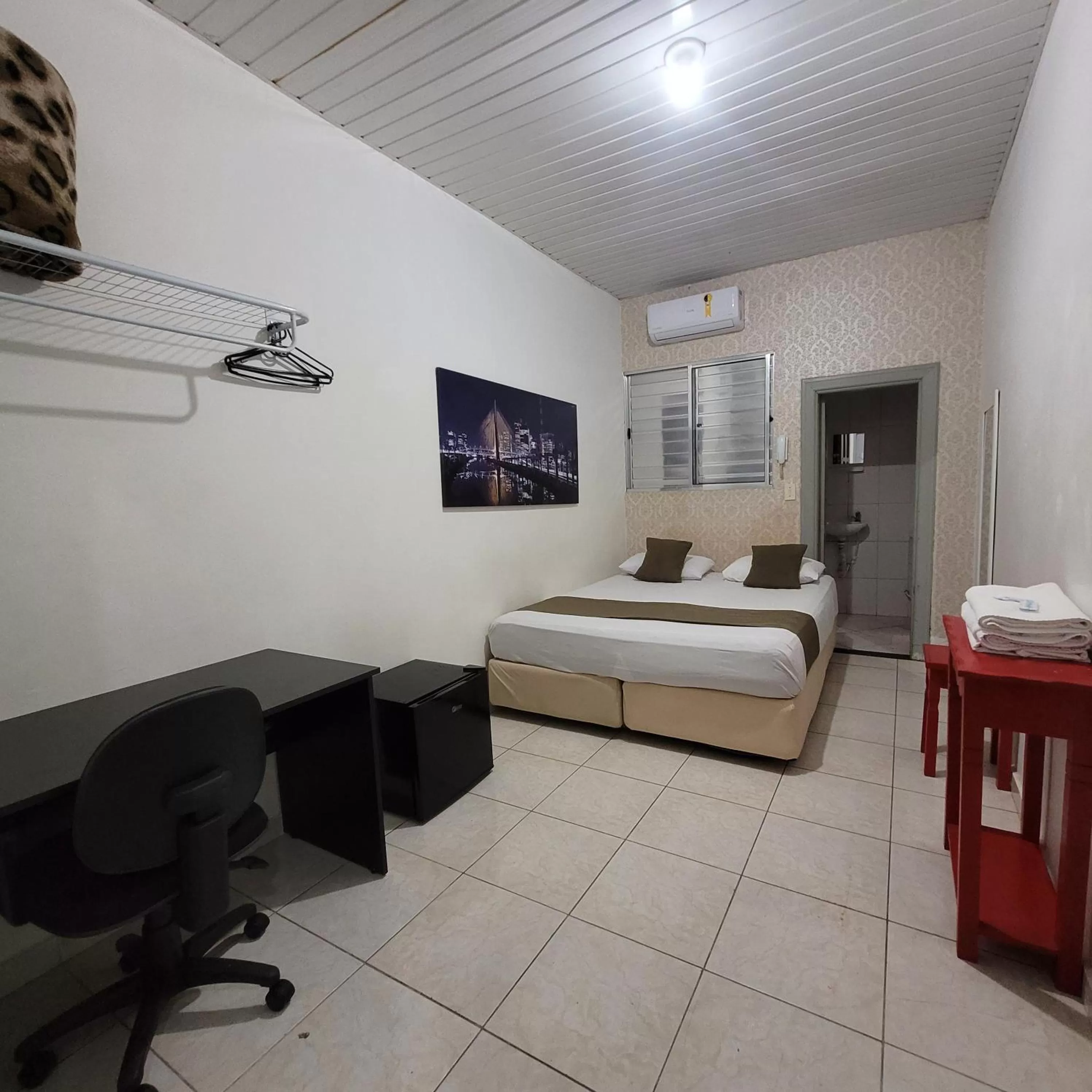 Bed in Hotel Dona Lú