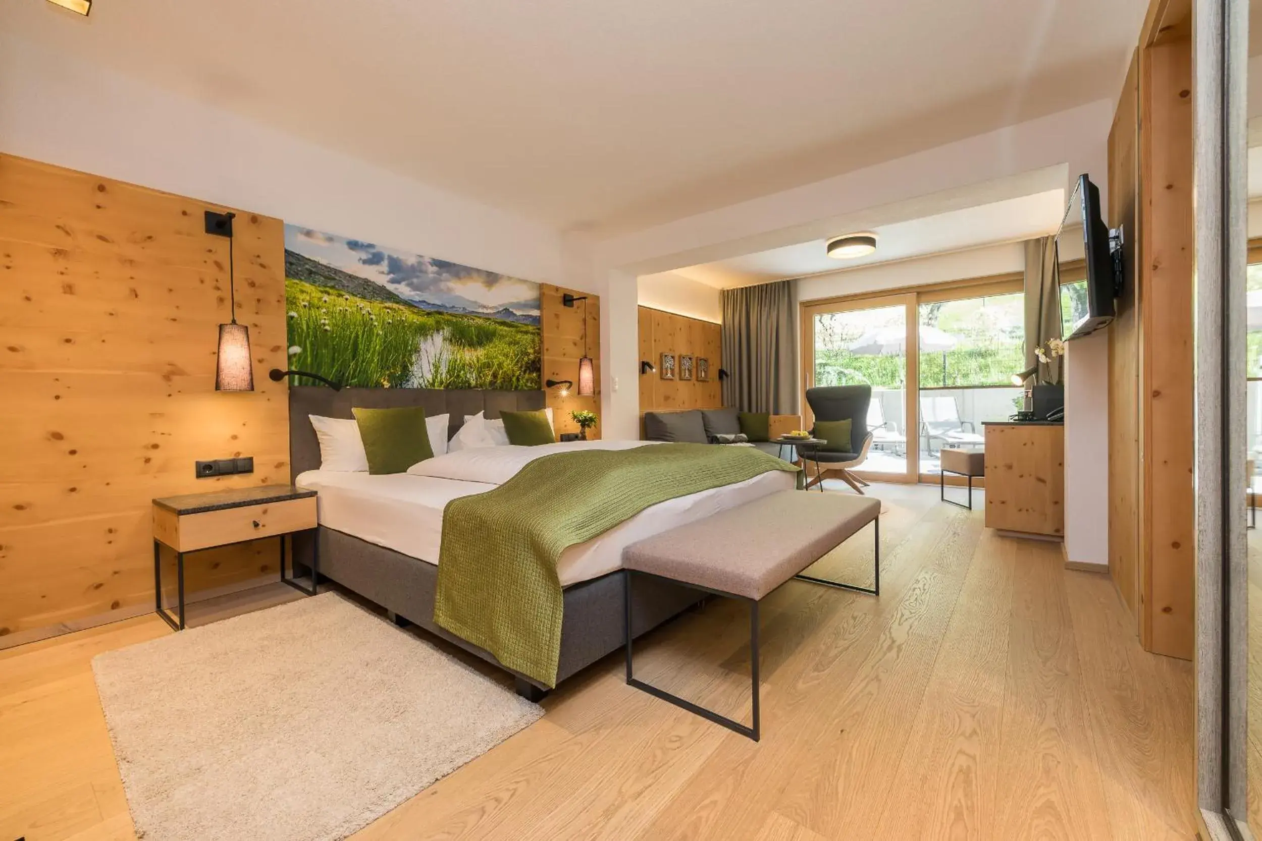 Zirben Deluxe Family Room in Aktiv Panoramahotel Daniel Zirben Deluxe Family Room in Aktiv Panoramahotel Daniel