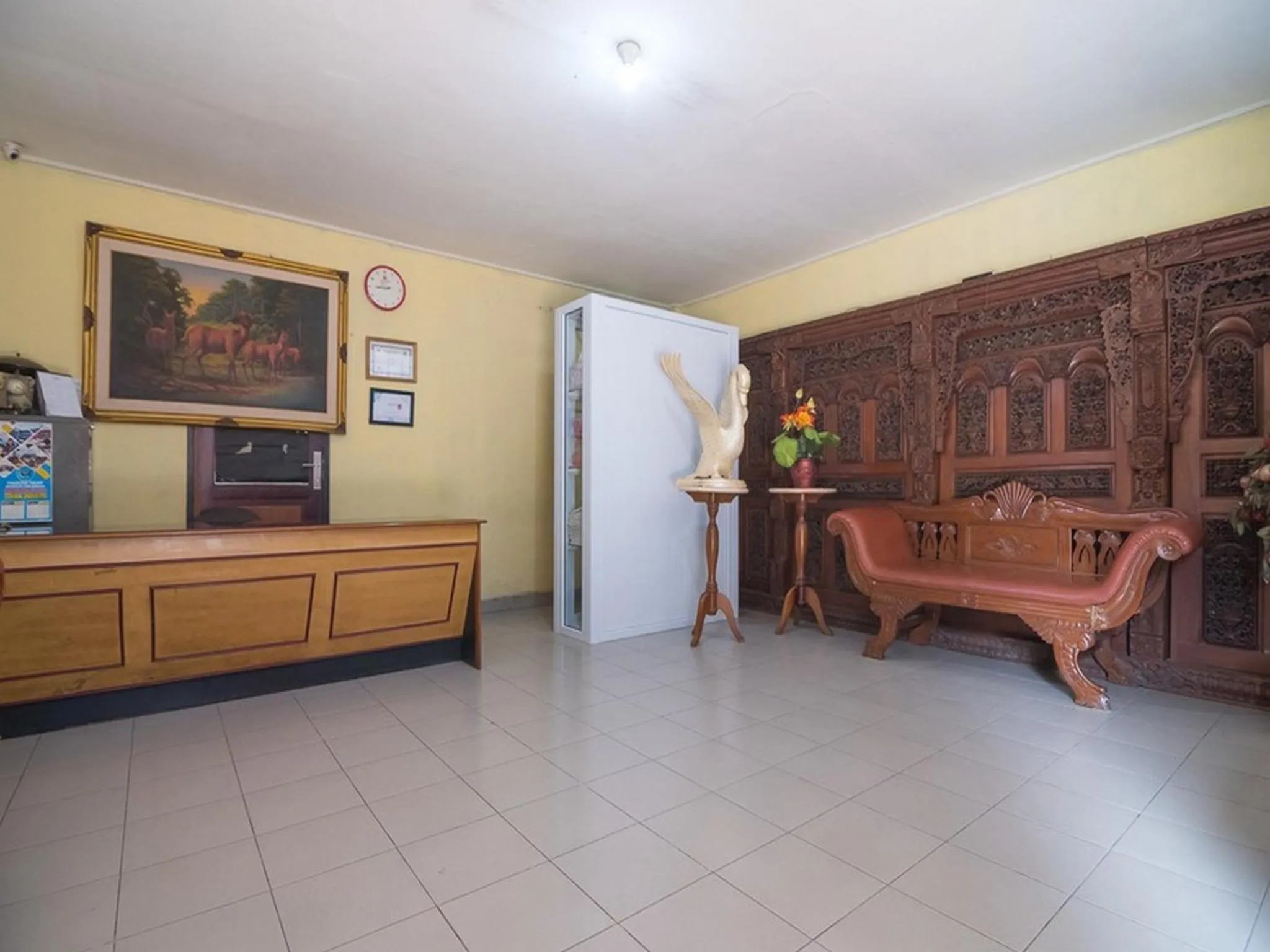 Lobby or reception in RedDoorz @ Buah Batu 3