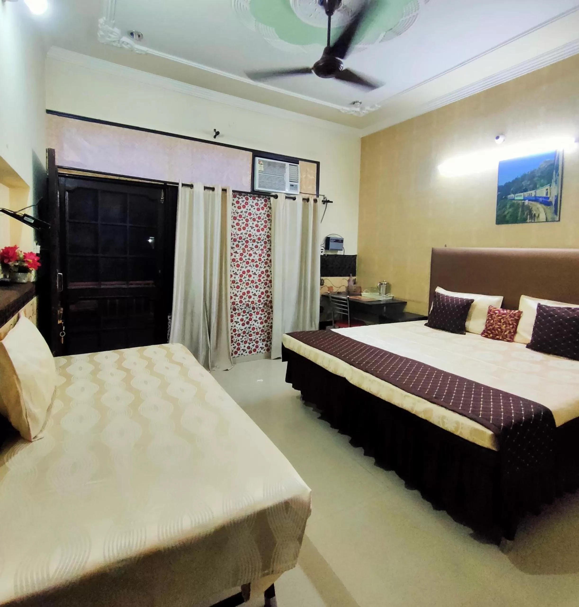 Photo of the whole room, Bed in New Chandigarh Holiday Home