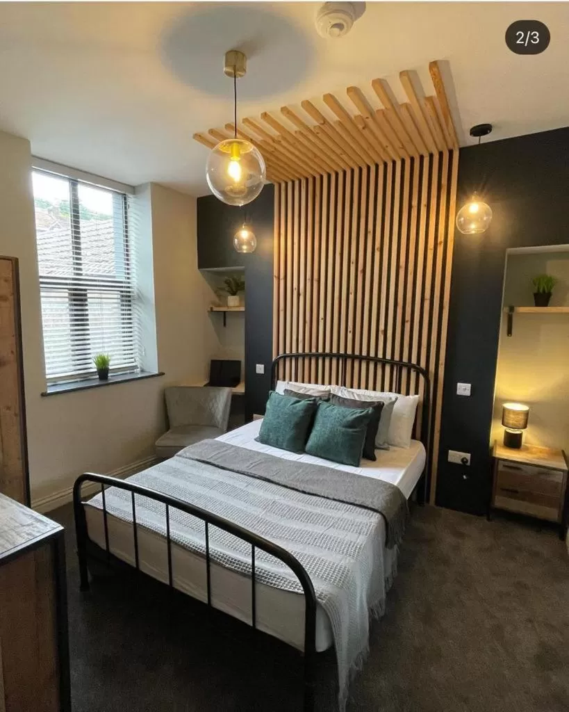 Bed in Mansel House - by TIFA Stays