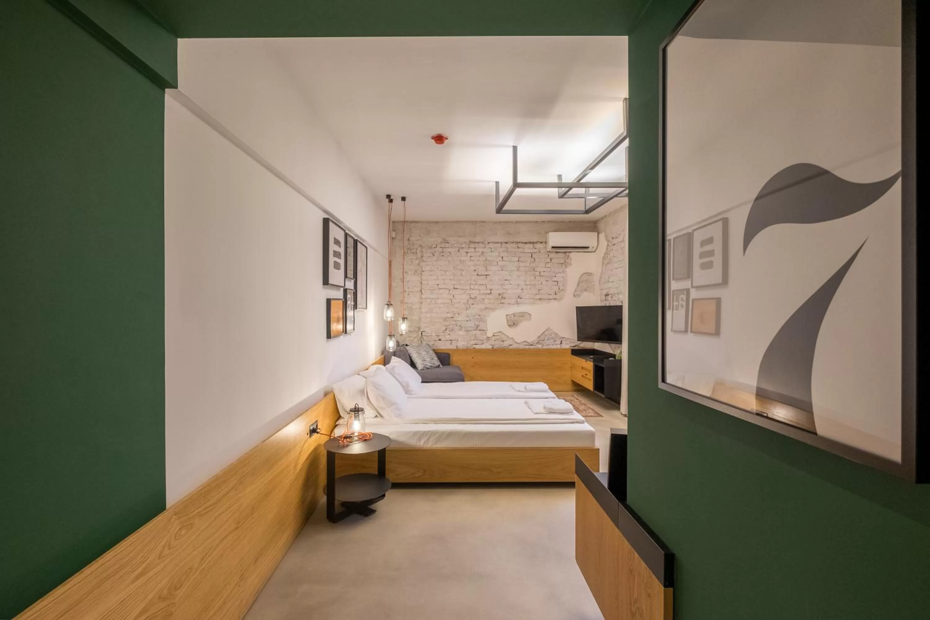 Bed in R34 Boutique Hotel