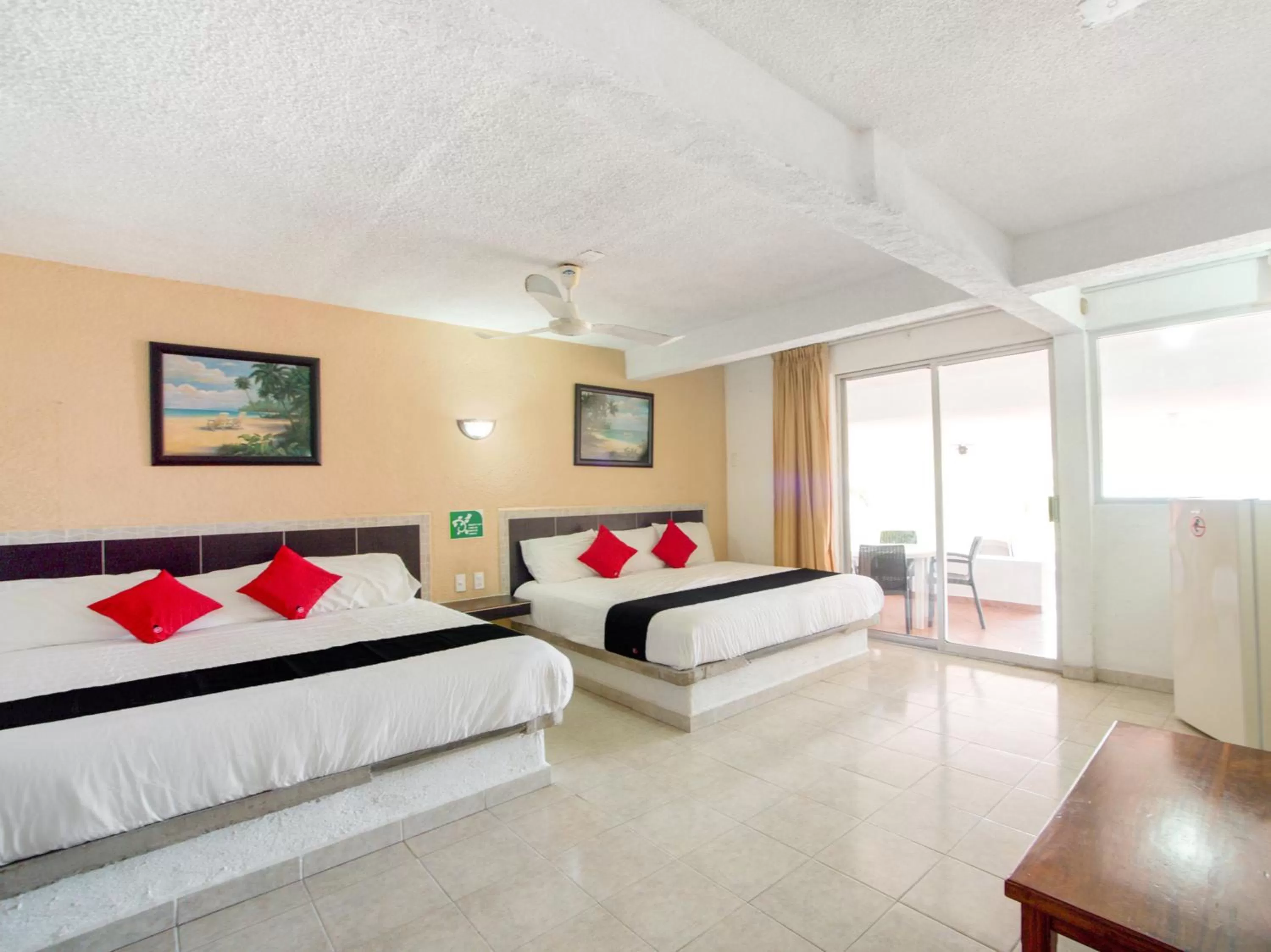 Bed in Hotel Del Pescador