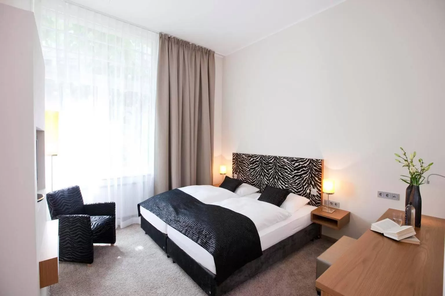 Bed in Hotel Gräfrather Hof