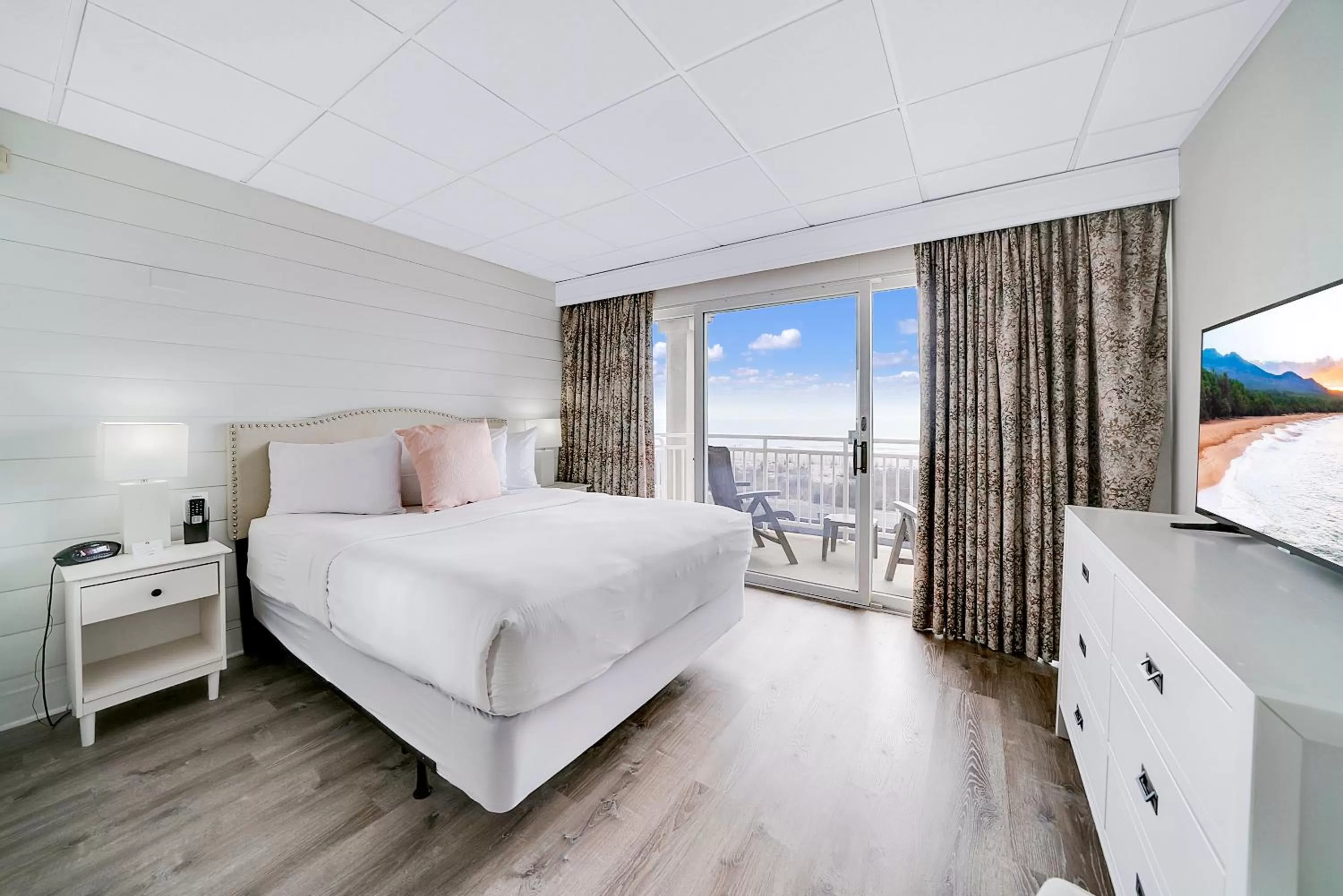 Bed in Montreal Beach Resort