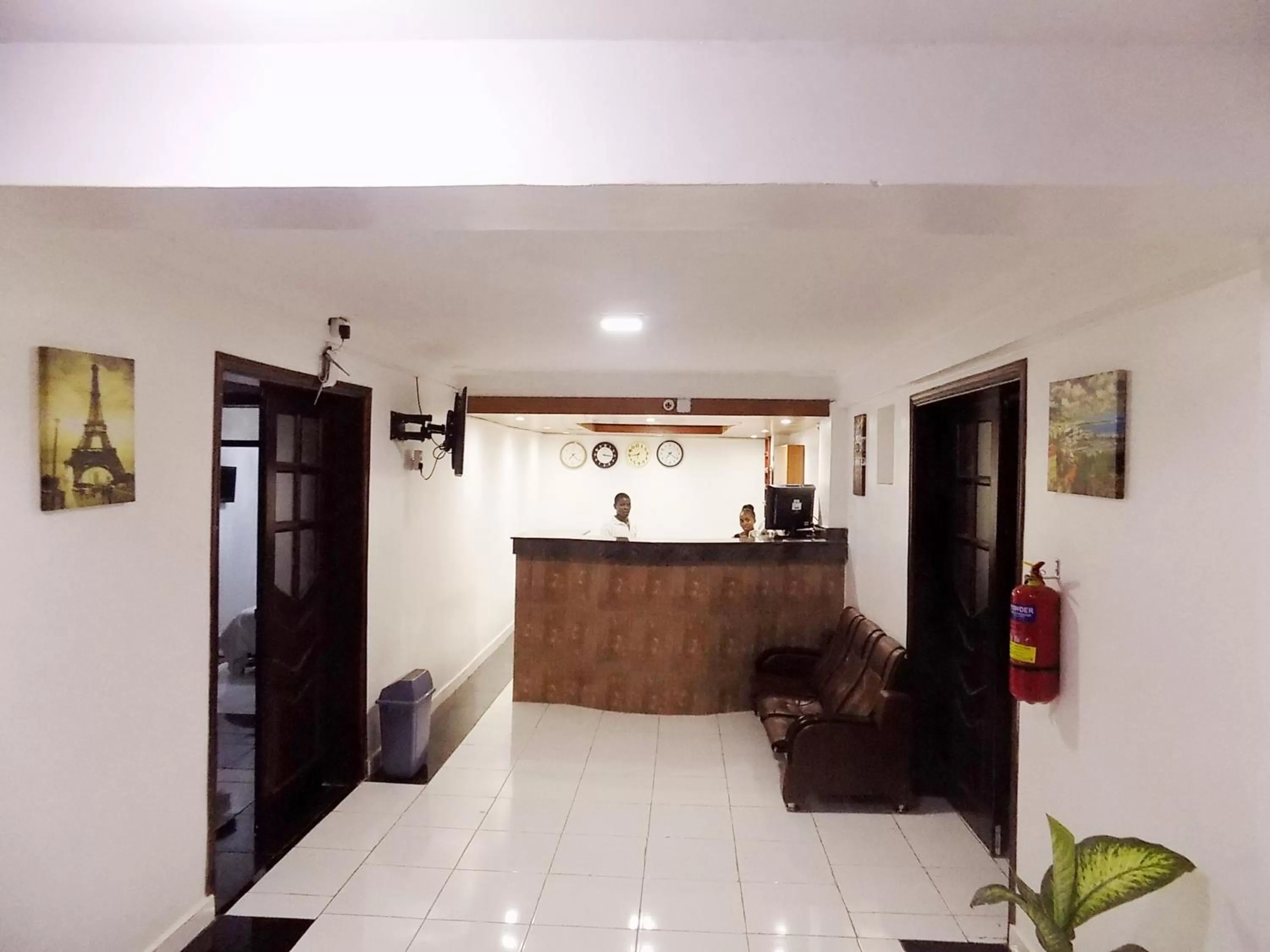 Staff in Sunrise Hotel Kampala