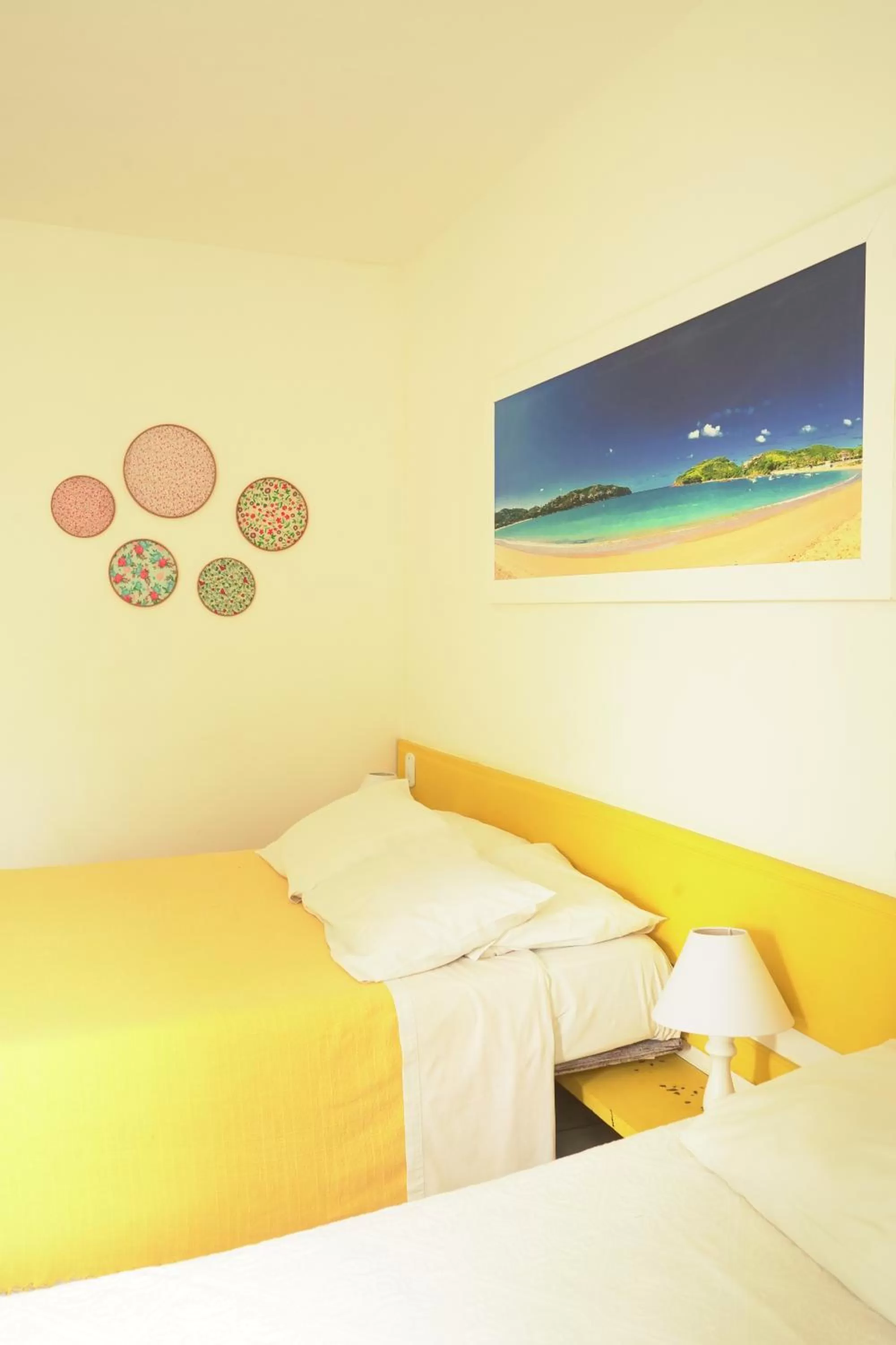 Bed in Pousada Manaaki