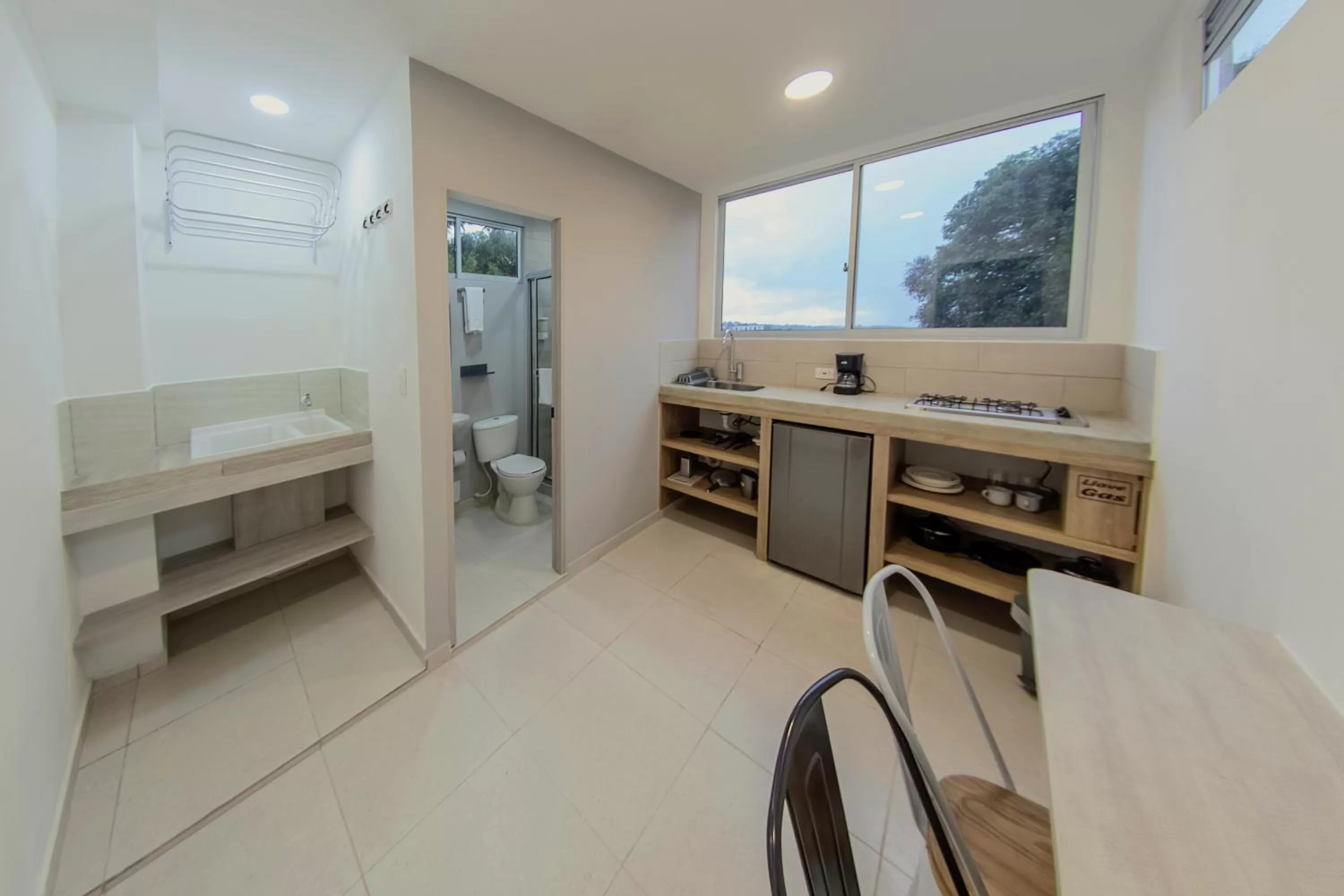Bathroom in Ventiuna Hotel y Coliving