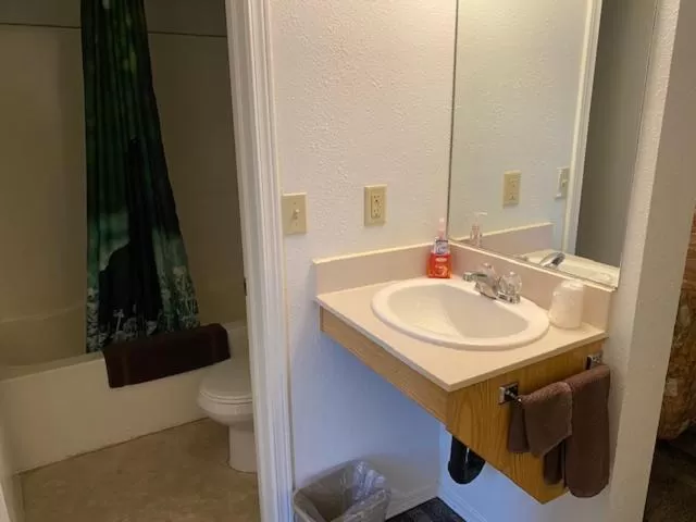 Bathroom in Americas Best Value Inn