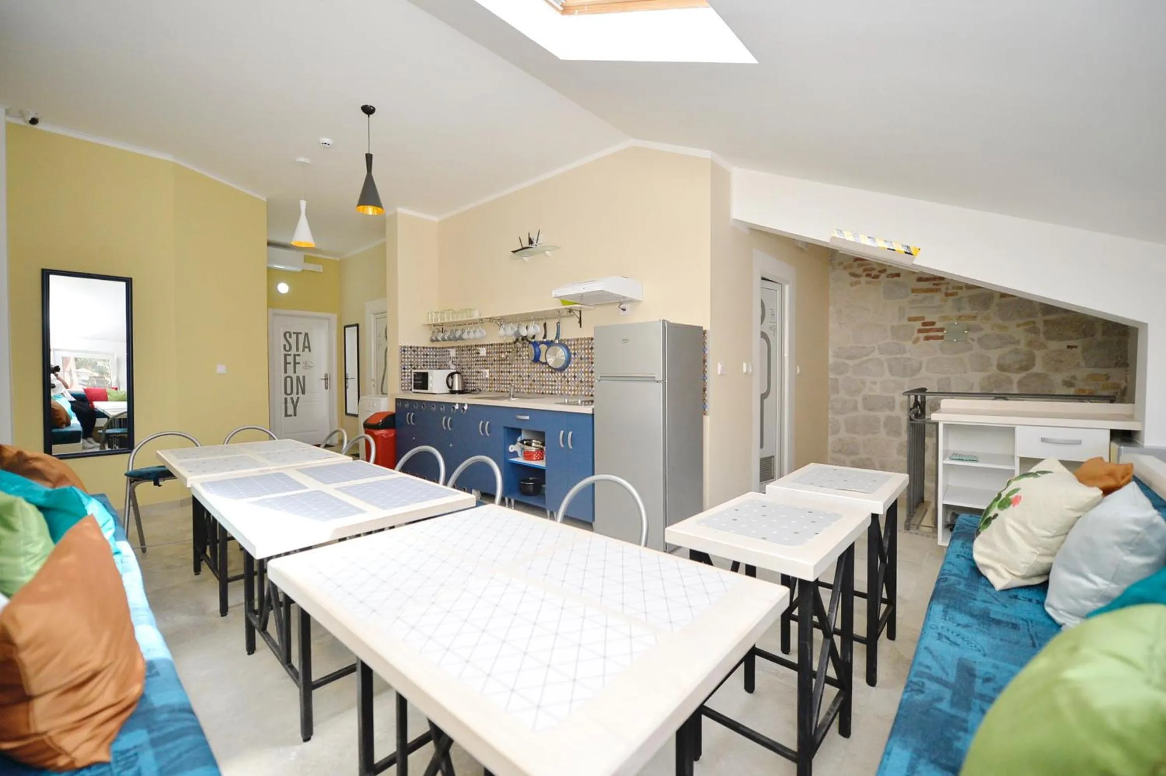 Dining area in Hostel Pupa