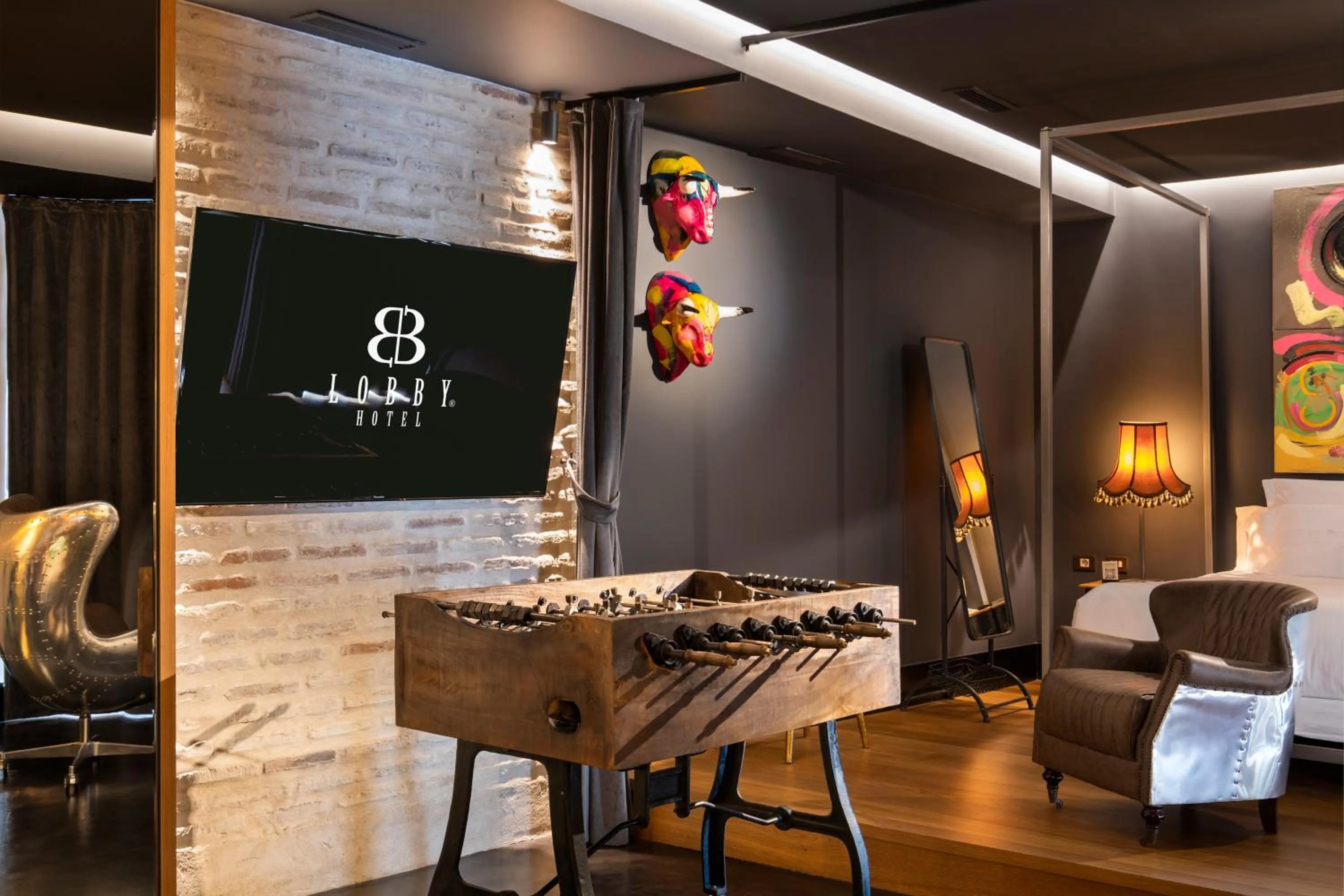 Seating area in Hotel Lobby