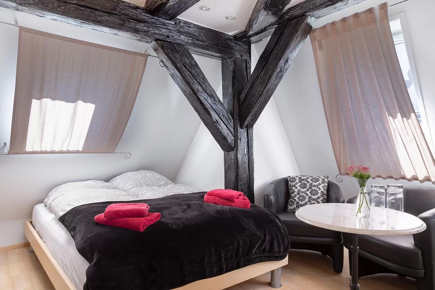 Photo of the whole room, Bed in Hotel & Restaurant Sichelschmiede