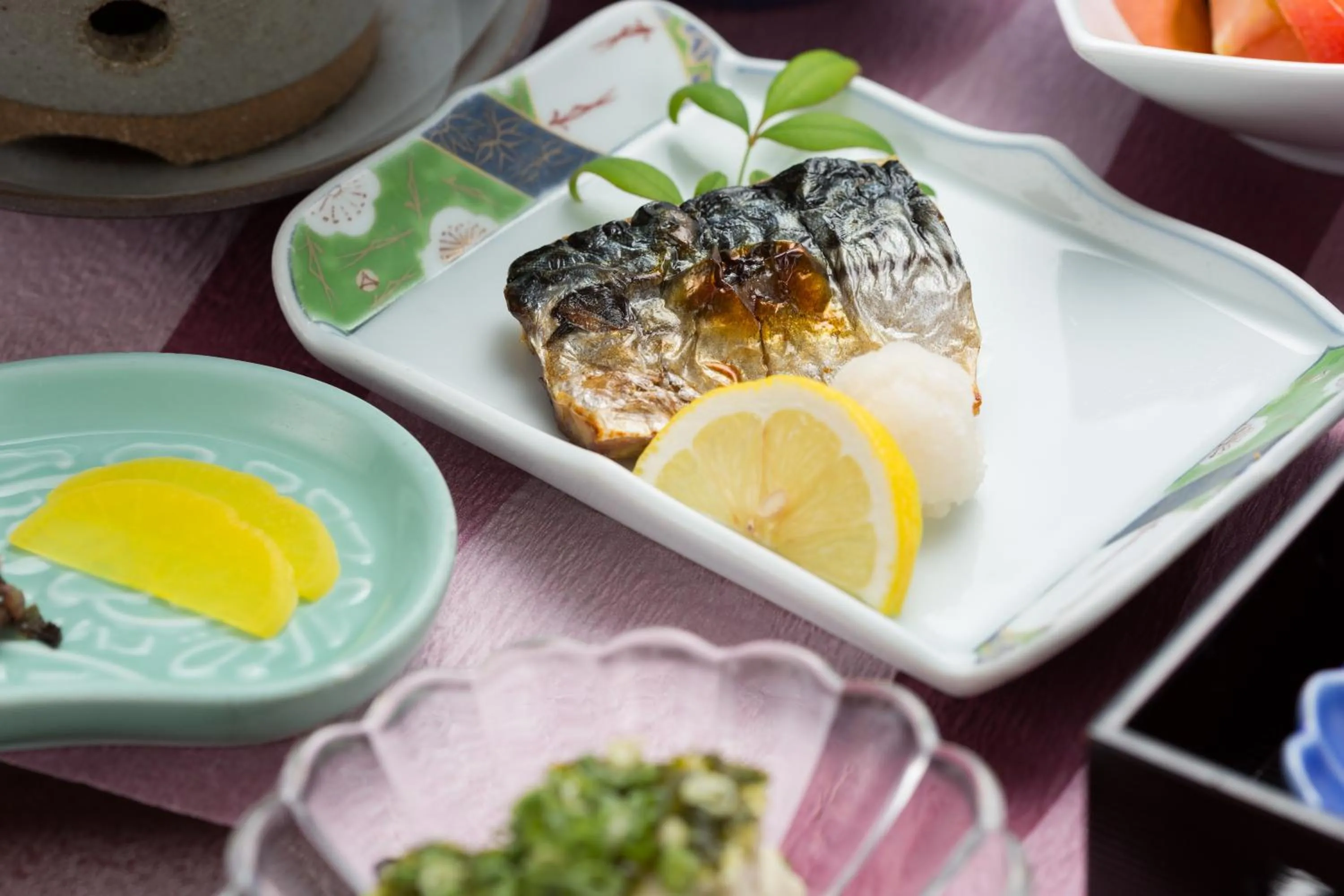 Food close-up in Shoei Daini Bekkan