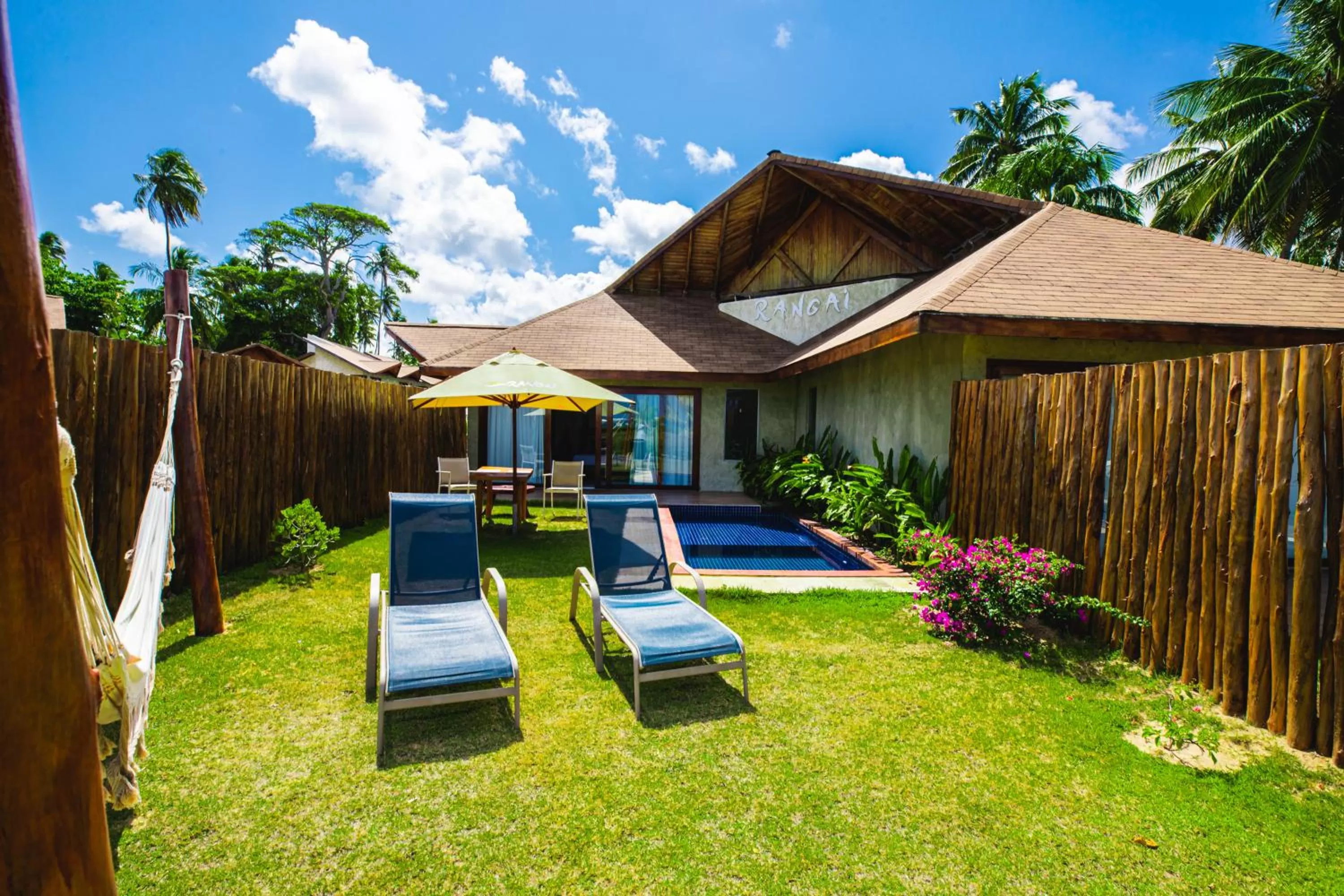 Garden in Pousada Rangai