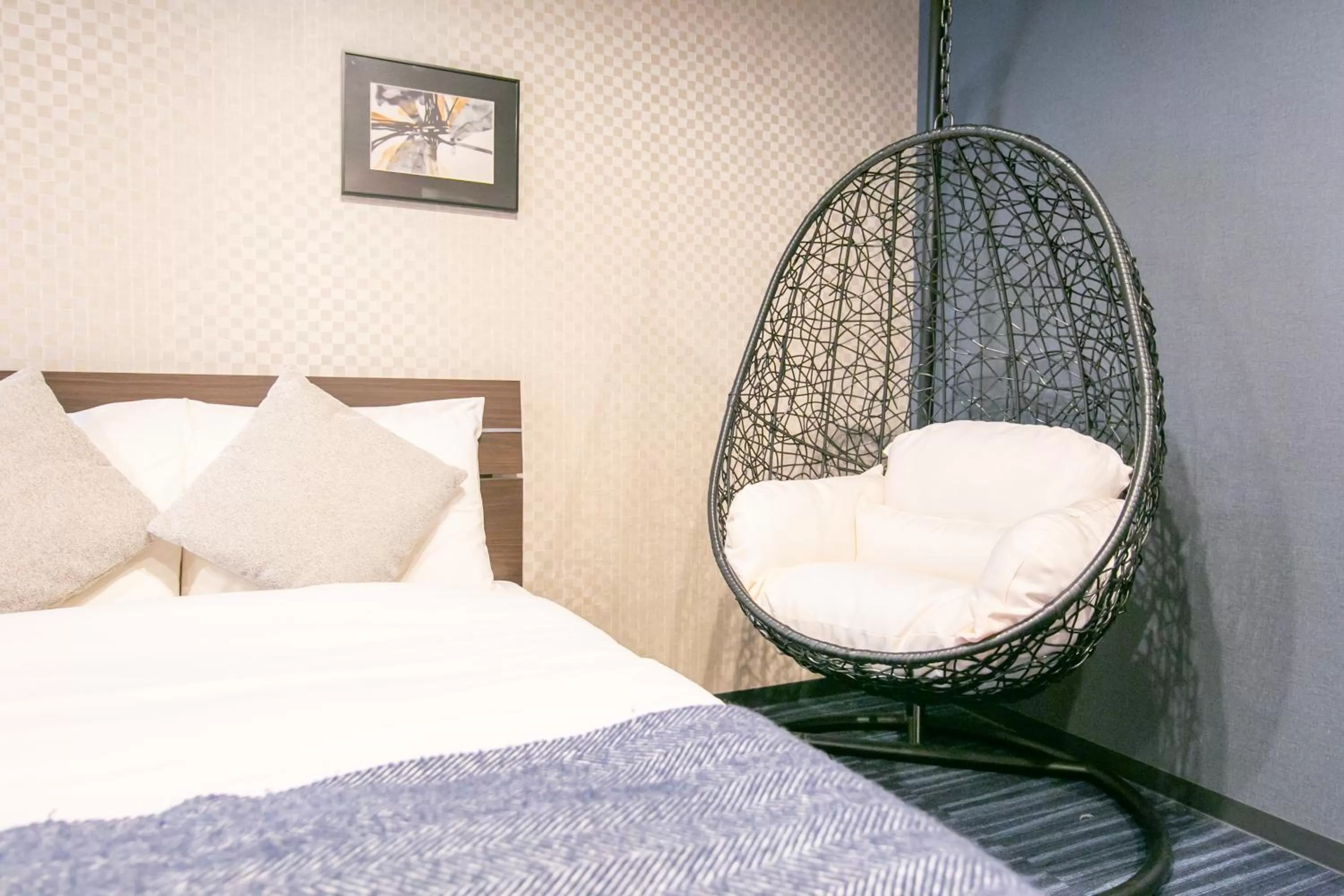 Seating area, Bed in Playsis Asakusa