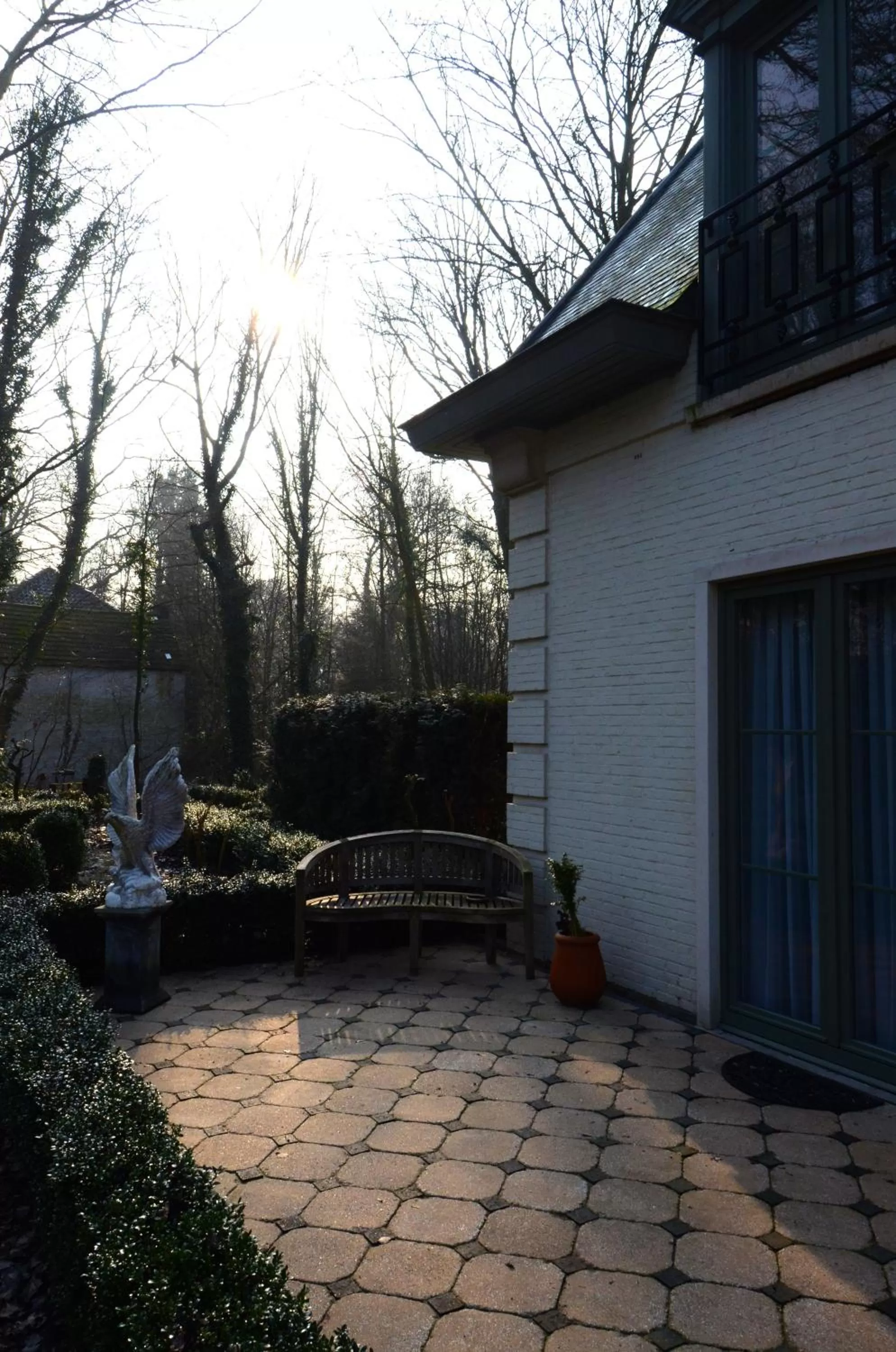 Patio in Hotel Malcot