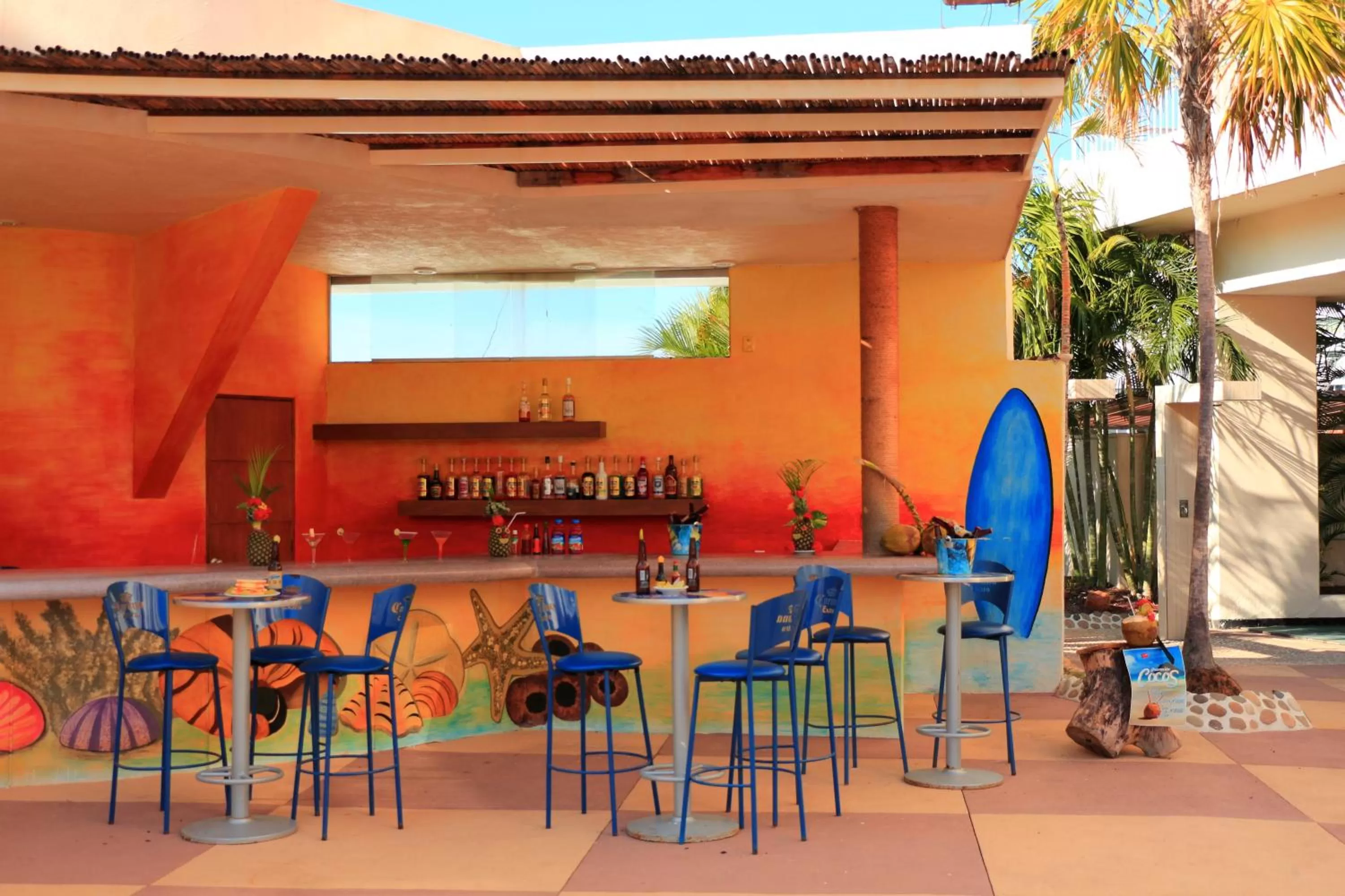 Lounge or bar, Restaurant/Places to Eat in Amarea Hotel Acapulco