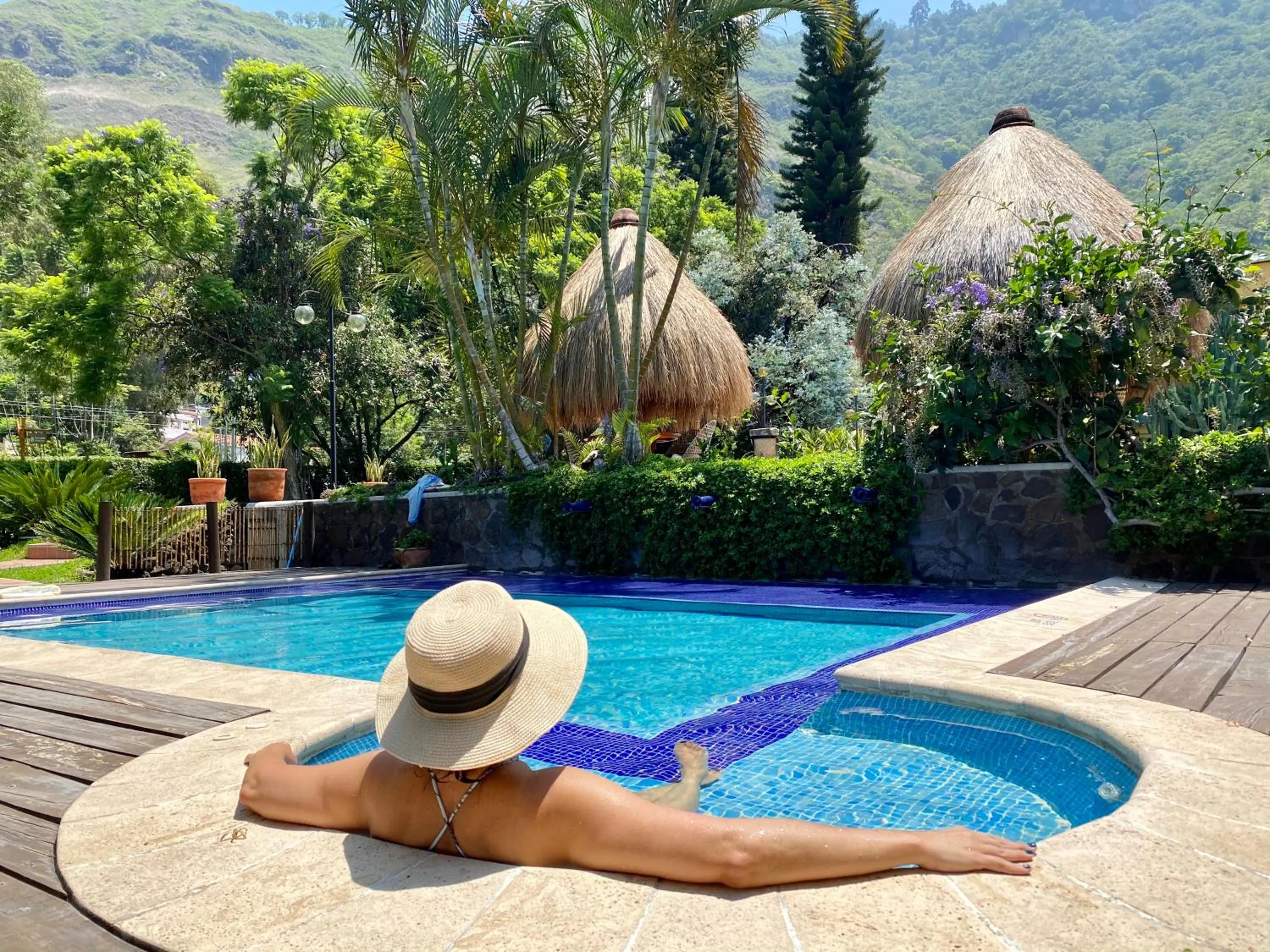Hot Spring Bath in Villa Santa Catarina