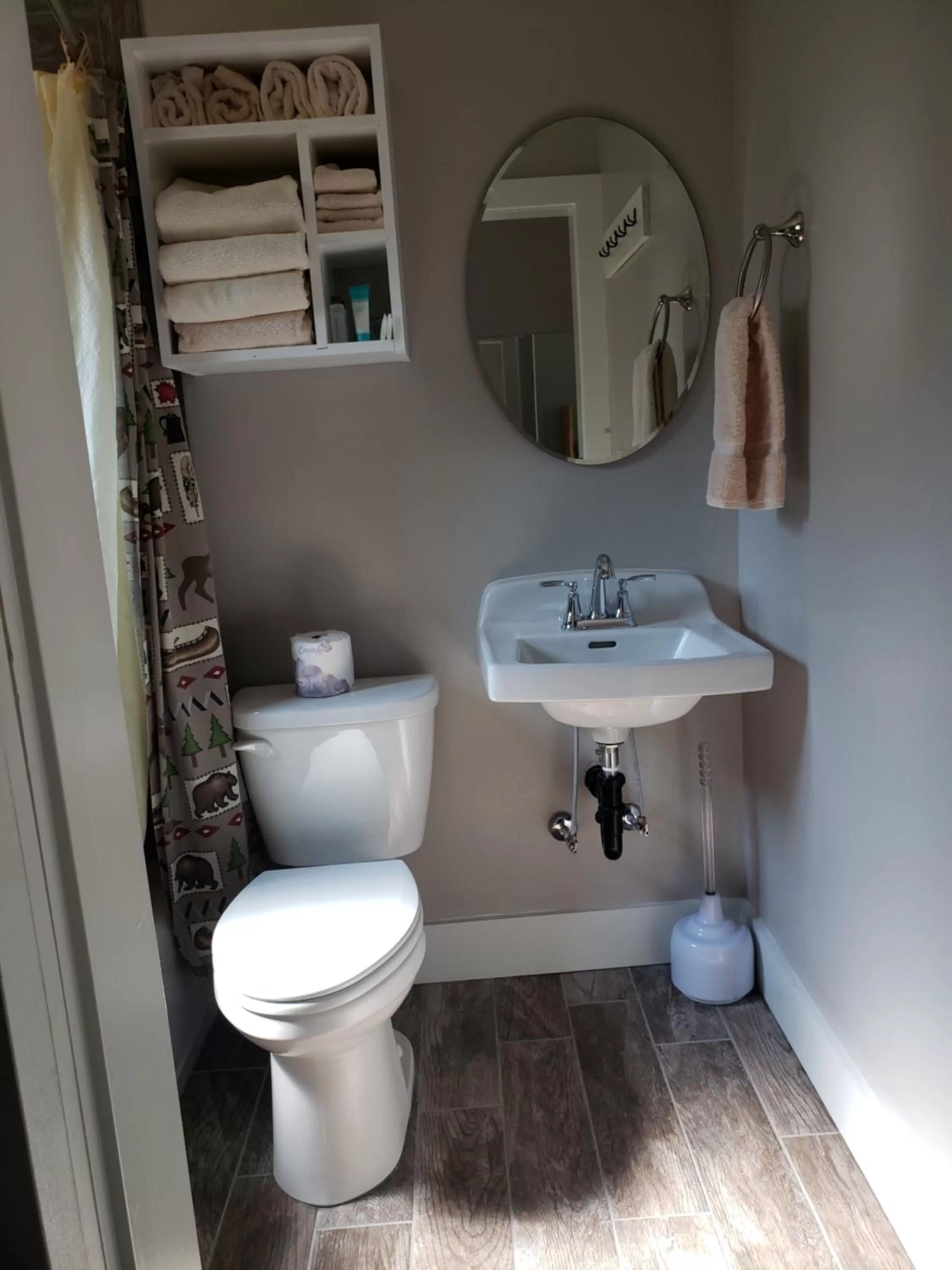 Bathroom in Flaming Gorge Resort