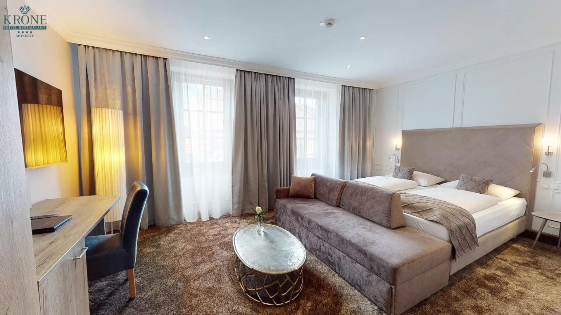 Photo of the whole room, Bed in Hotel Krone