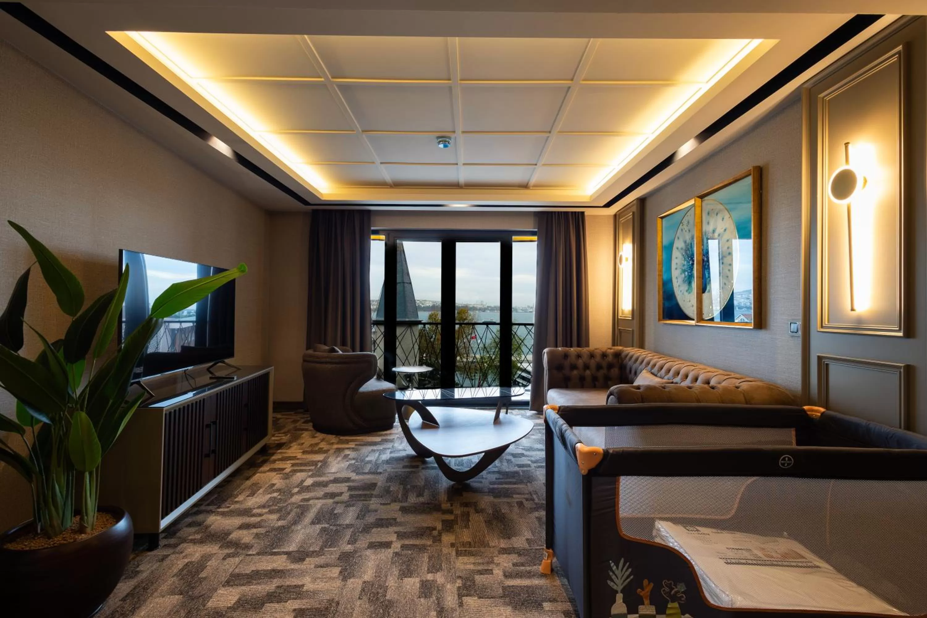 Seating area in Tonight Hotel Port