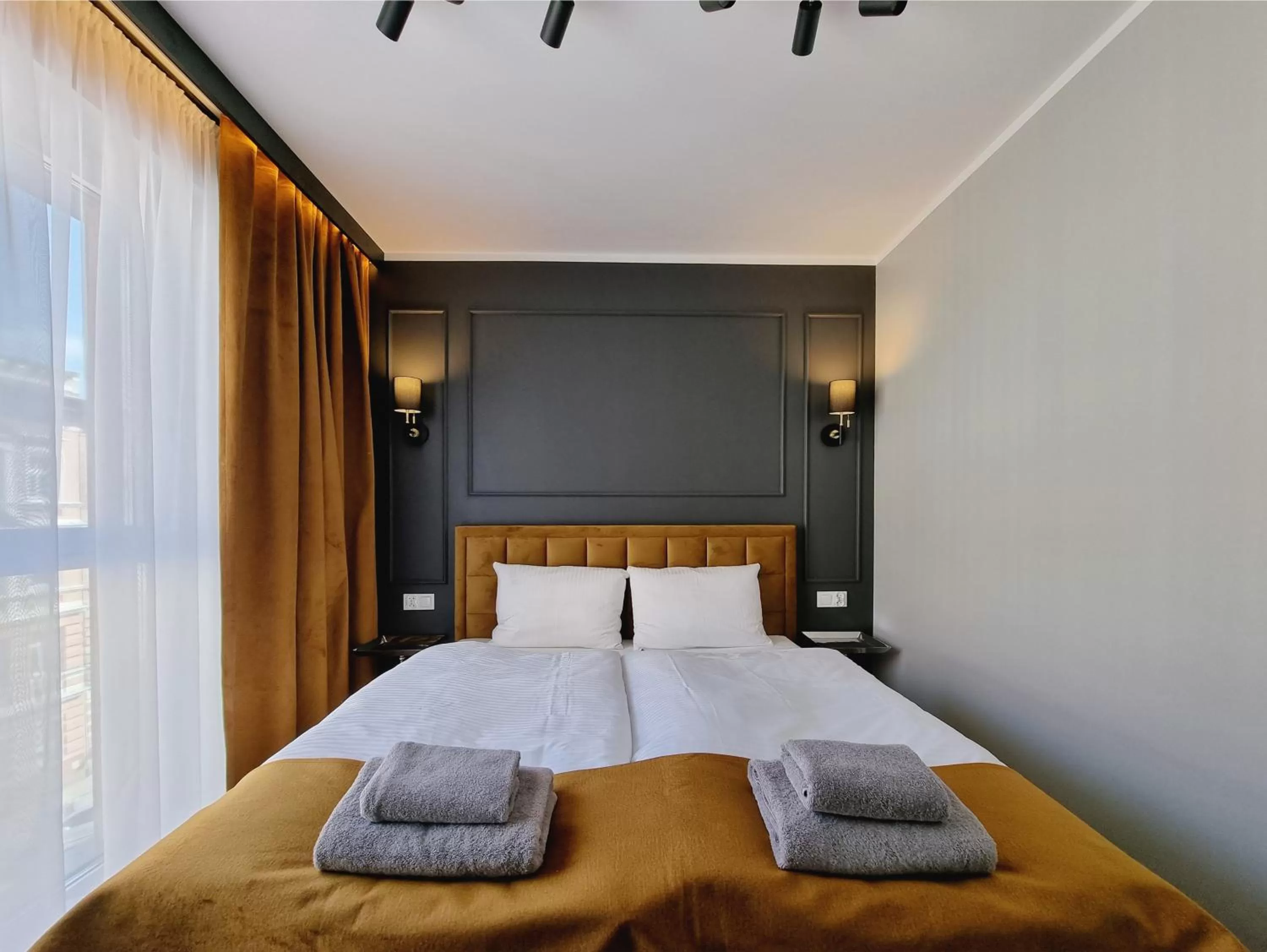 Bed in Silesia Aparthotel