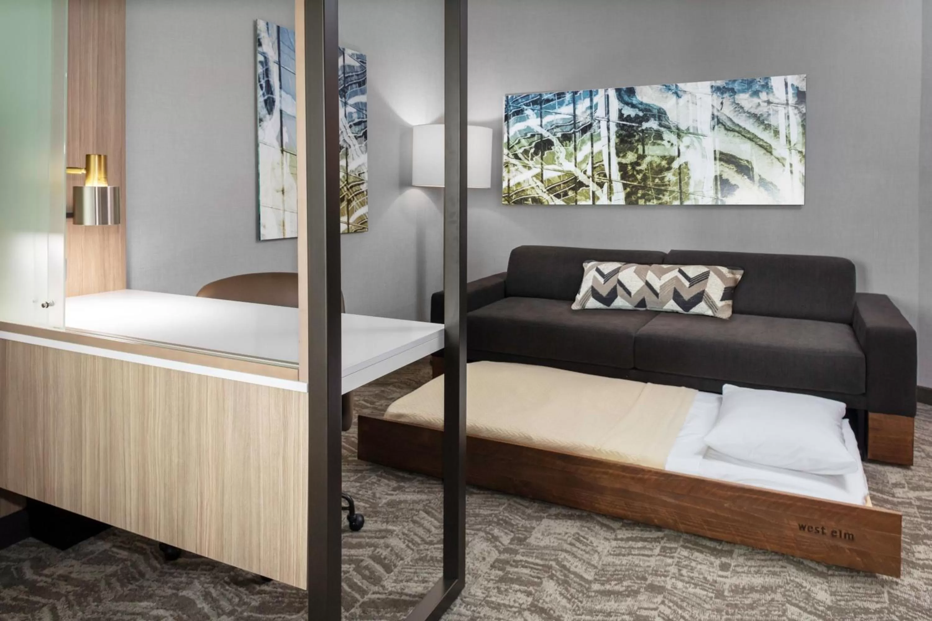 Bedroom, Bed in SpringHill Suites By Marriott Durham City View