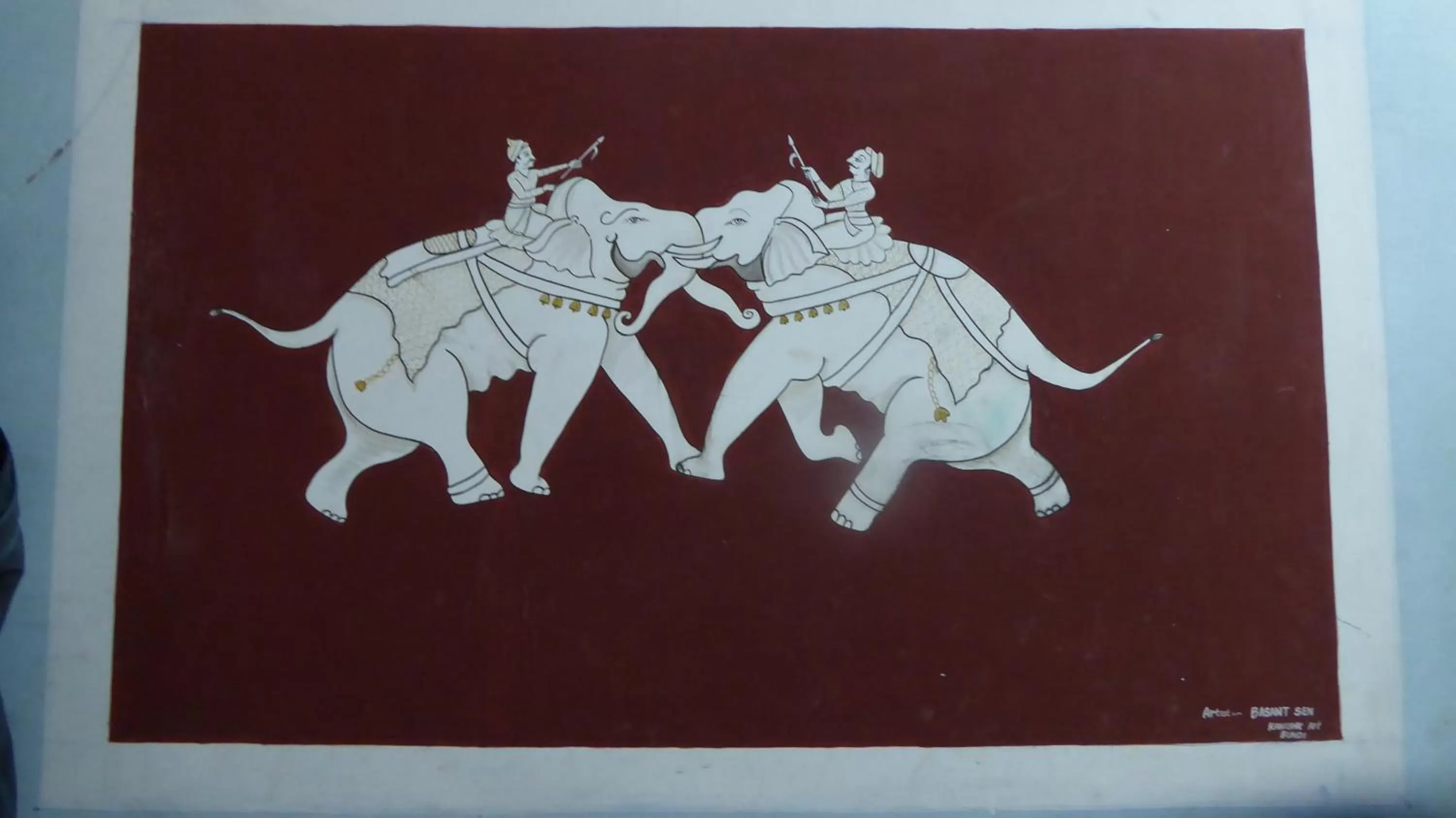 Decorative detail in Haveli Elephant Stable