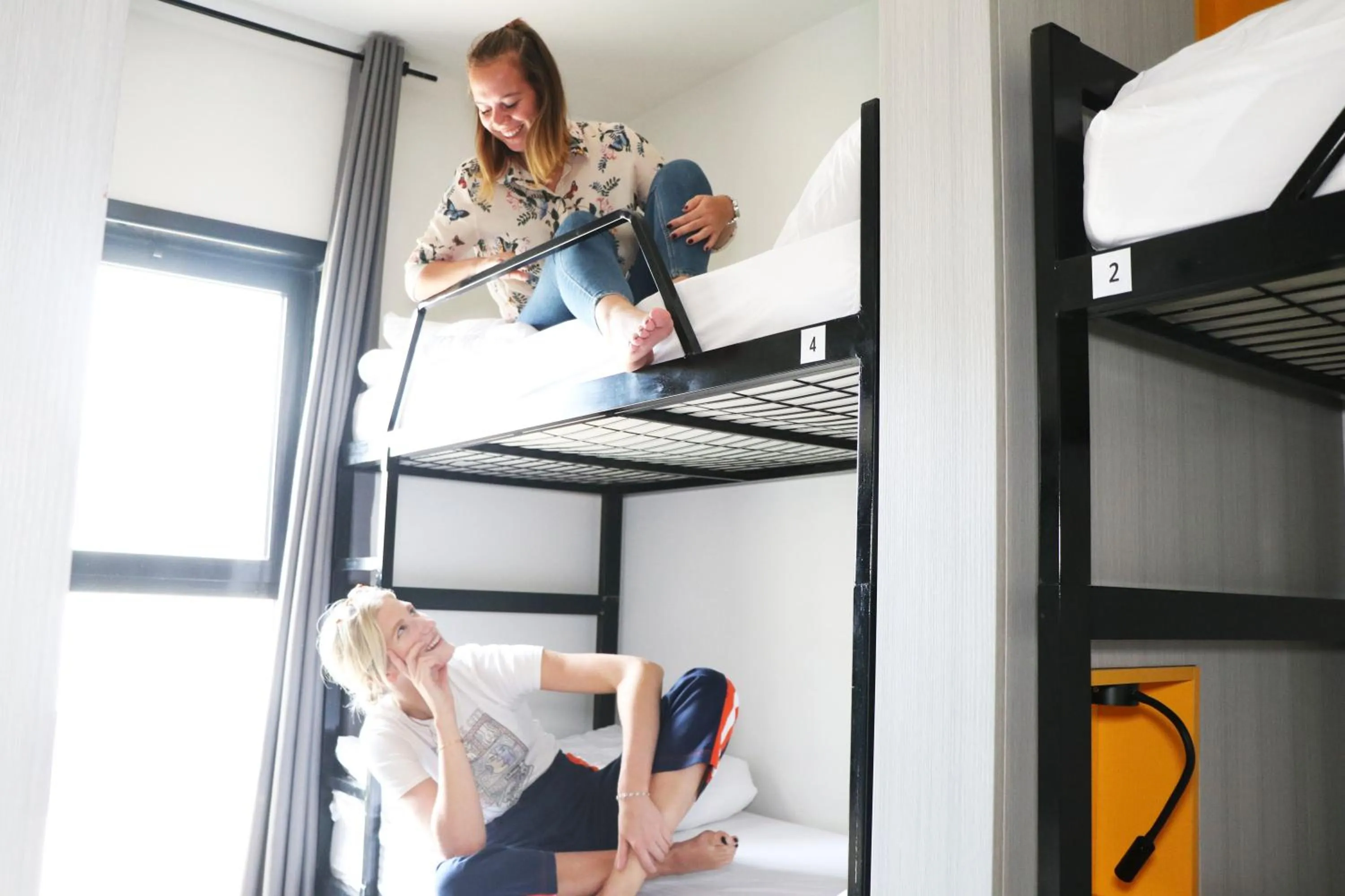 People in Cinema Hostel Jerusalem