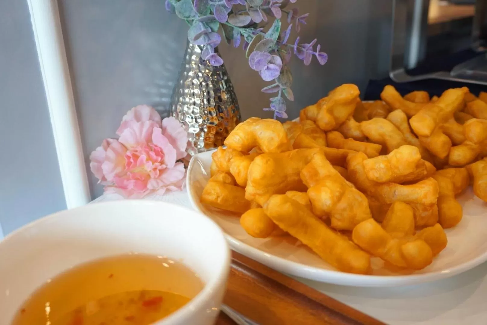 Asian breakfast in USABAI Riverside Boutique Hotel