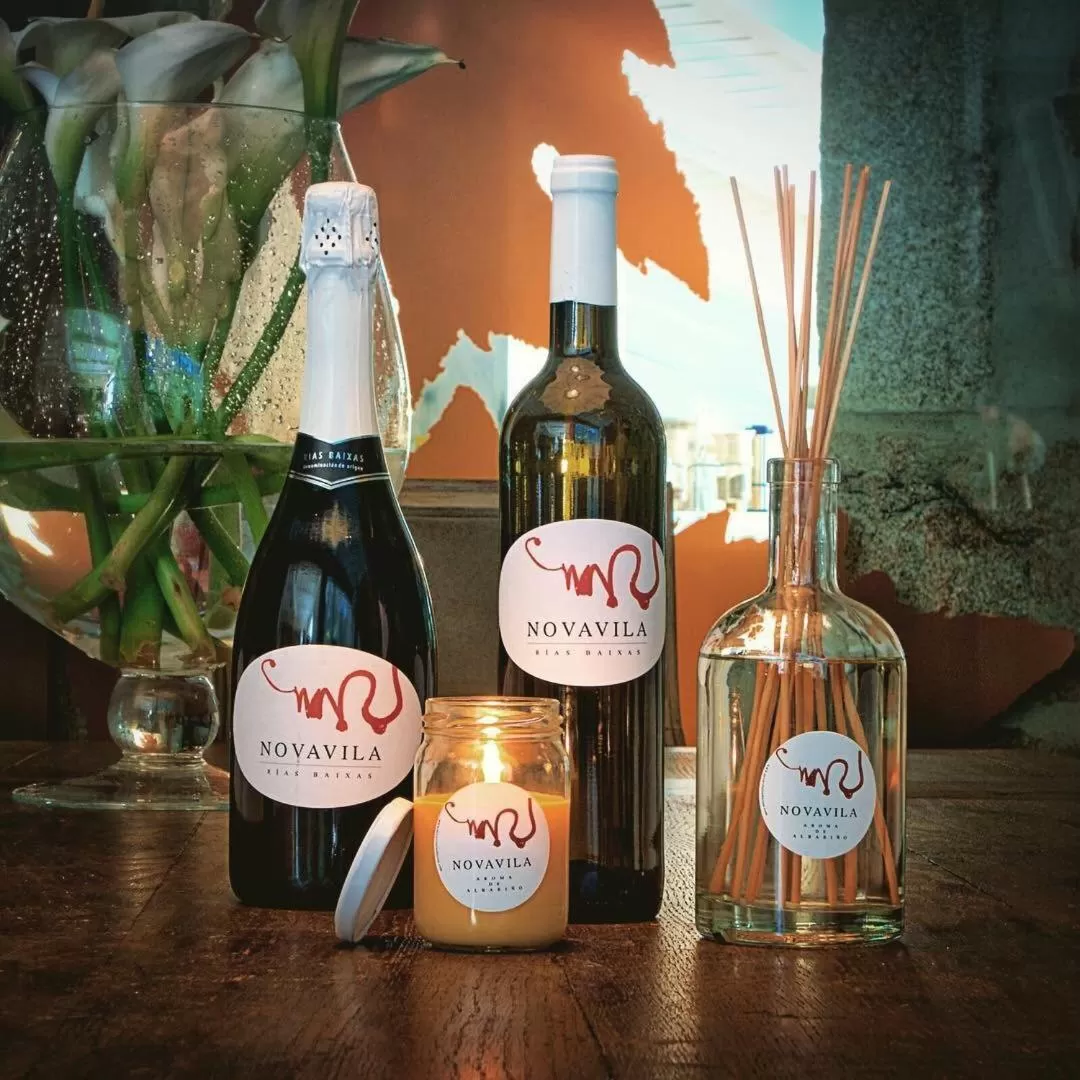 On-site shops in Enoturismo Novavila Rias Baixas Wine Design